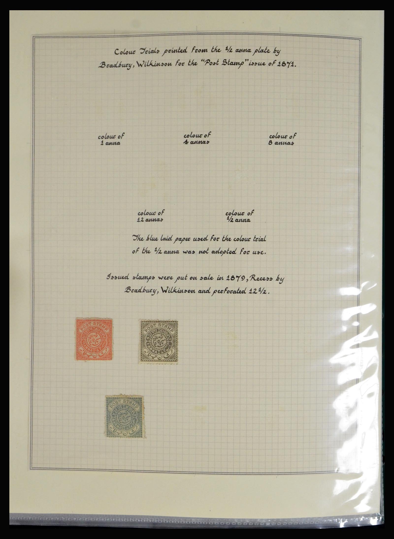 40191 0016 - Postzegelverzameling 40191 Hyderabad 1870-1947.