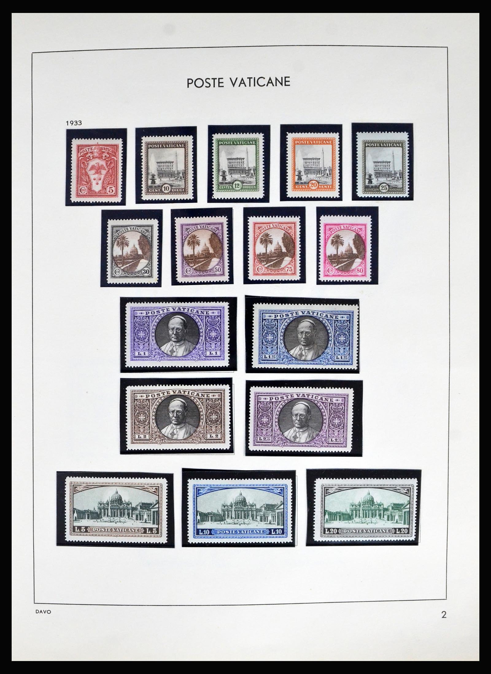 40203 0002 - Postzegel verzameling 40203 Vaticaan compleet 1929-2022!