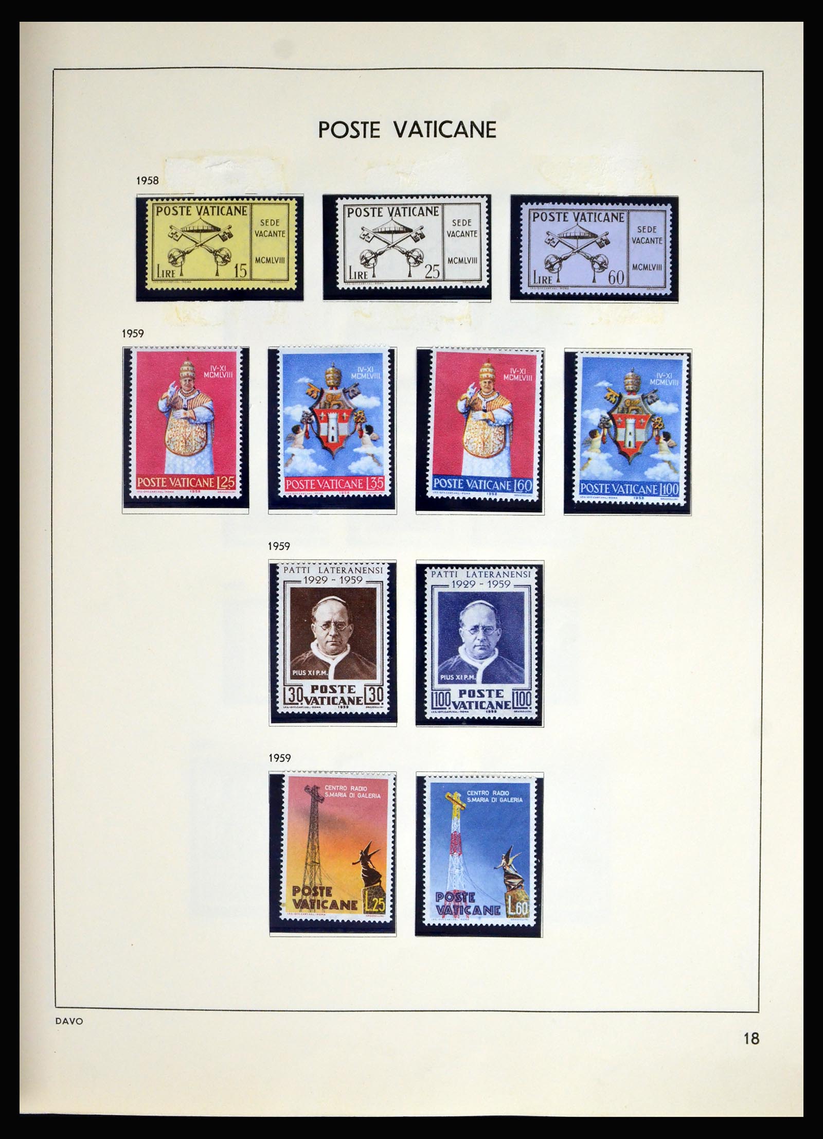 40203 0019 - Postzegel verzameling 40203 Vaticaan compleet 1929-2022!
