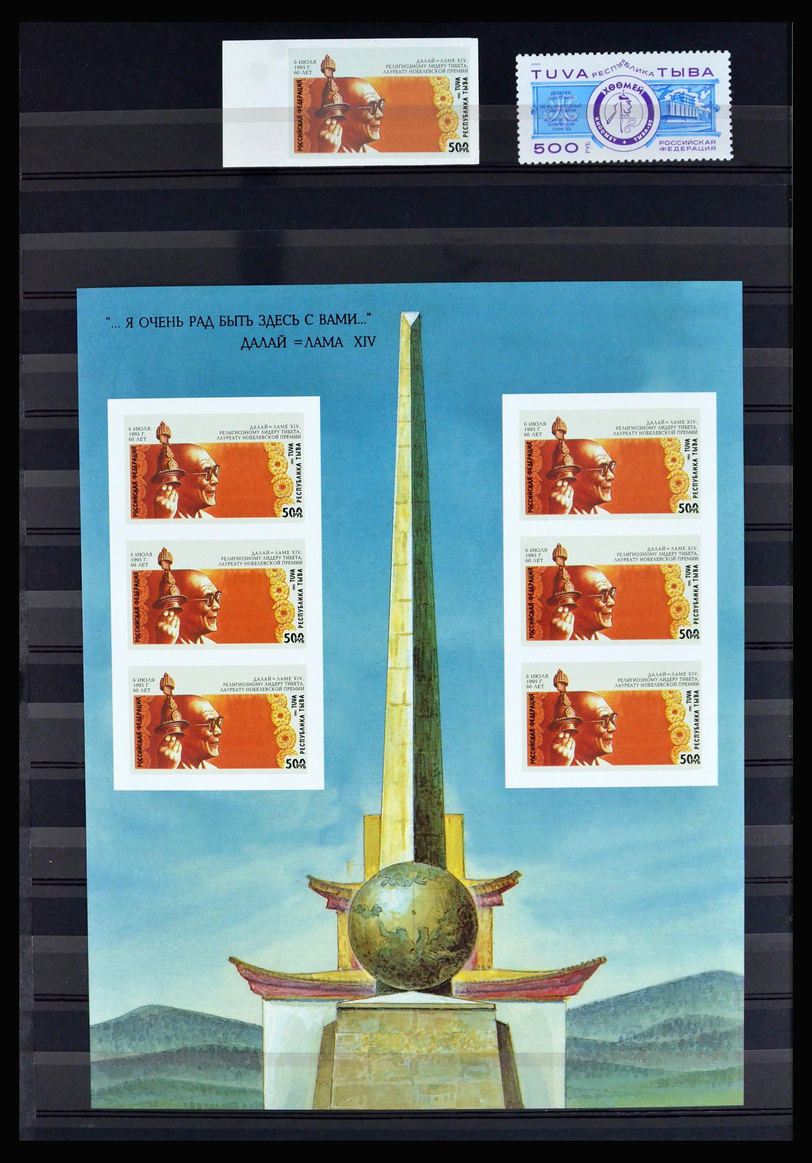 40204 0010 - Postzegelverzameling 40204 Russische republieken t/m modern.