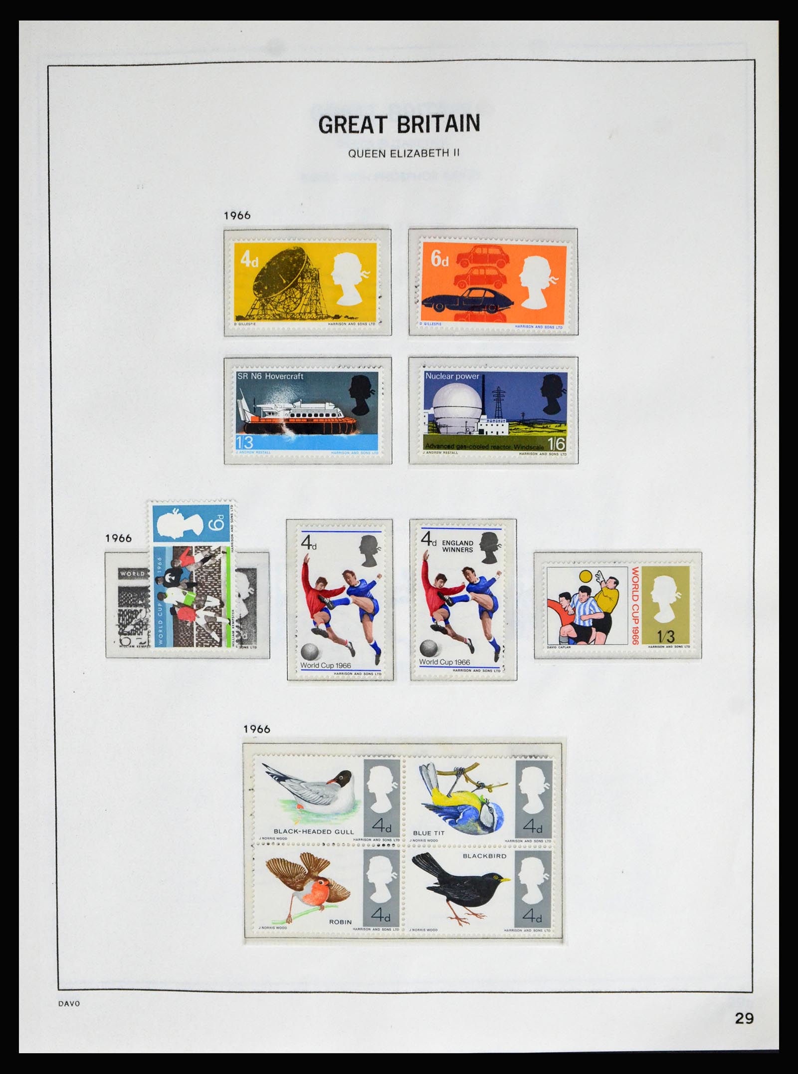 40208 0024 - Postzegelverzameling 40208 Engeland 1887-2004.