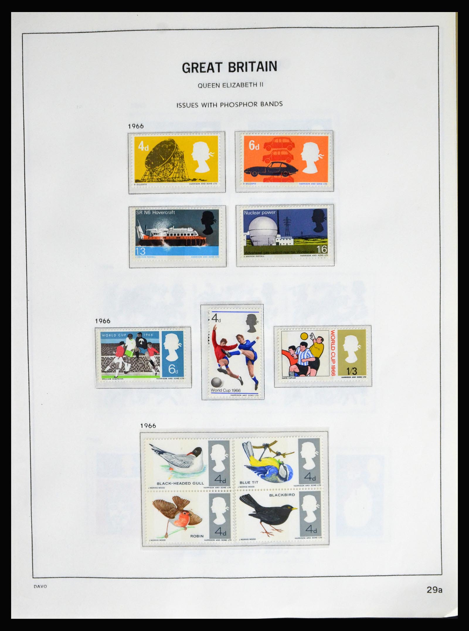 40208 0025 - Postzegelverzameling 40208 Engeland 1887-2004.