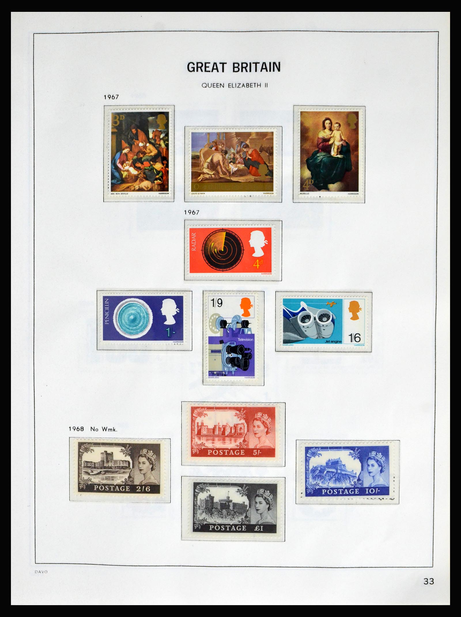 40208 0030 - Postzegelverzameling 40208 Engeland 1887-2004.