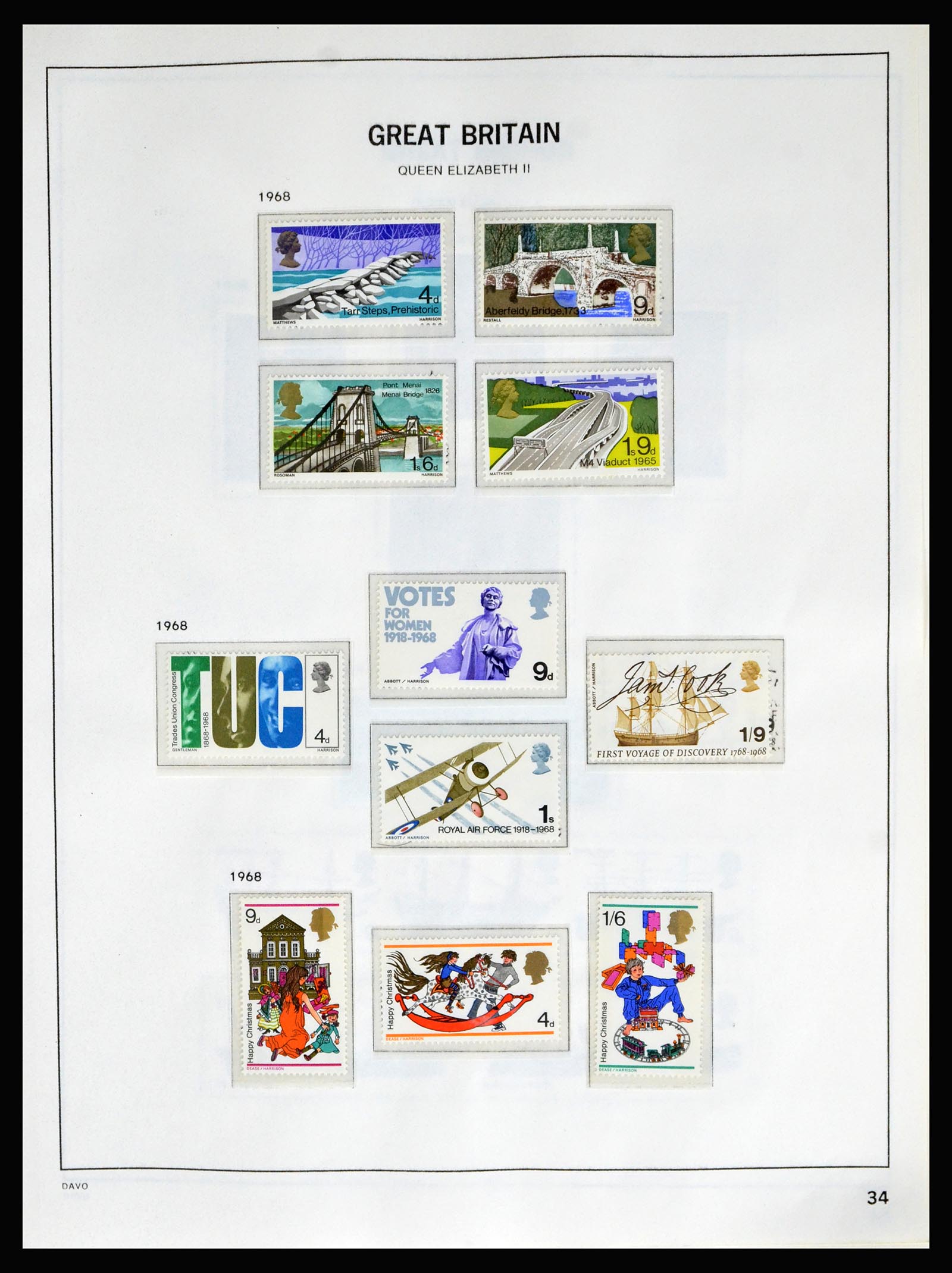 40208 0031 - Postzegelverzameling 40208 Engeland 1887-2004.
