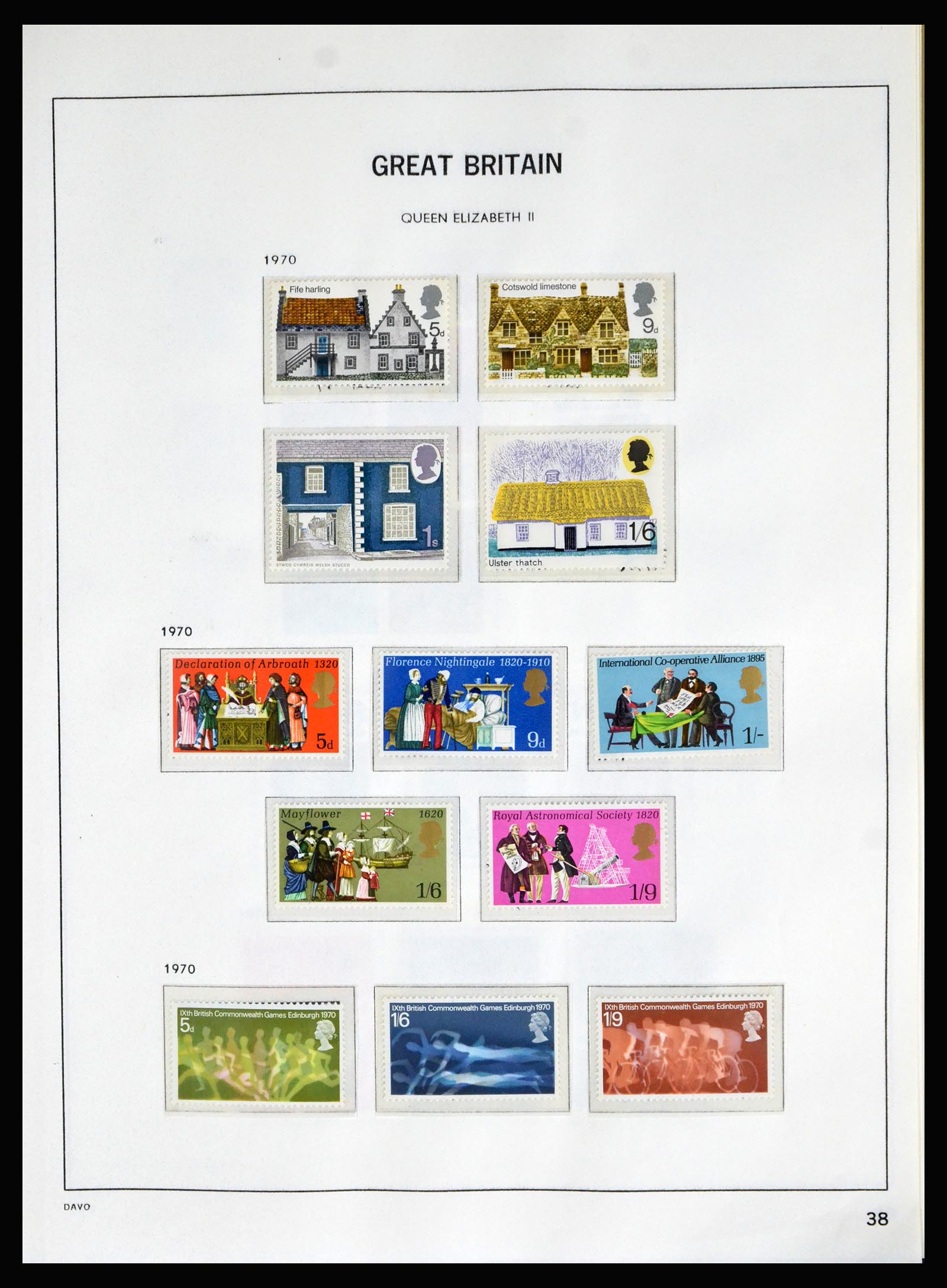40208 0035 - Postzegelverzameling 40208 Engeland 1887-2004.
