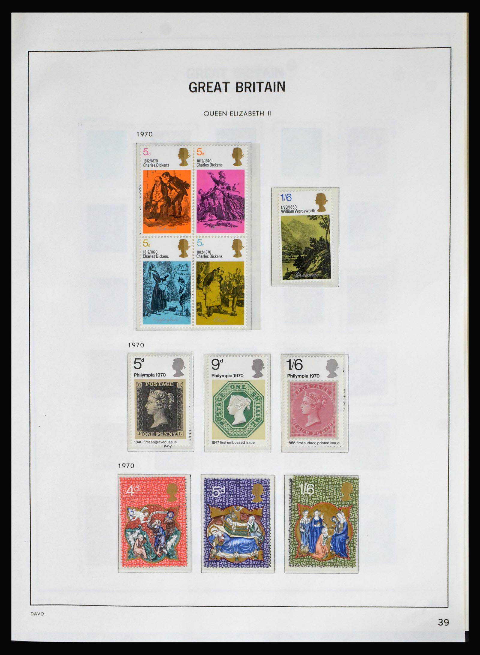 40208 0036 - Postzegelverzameling 40208 Engeland 1887-2004.