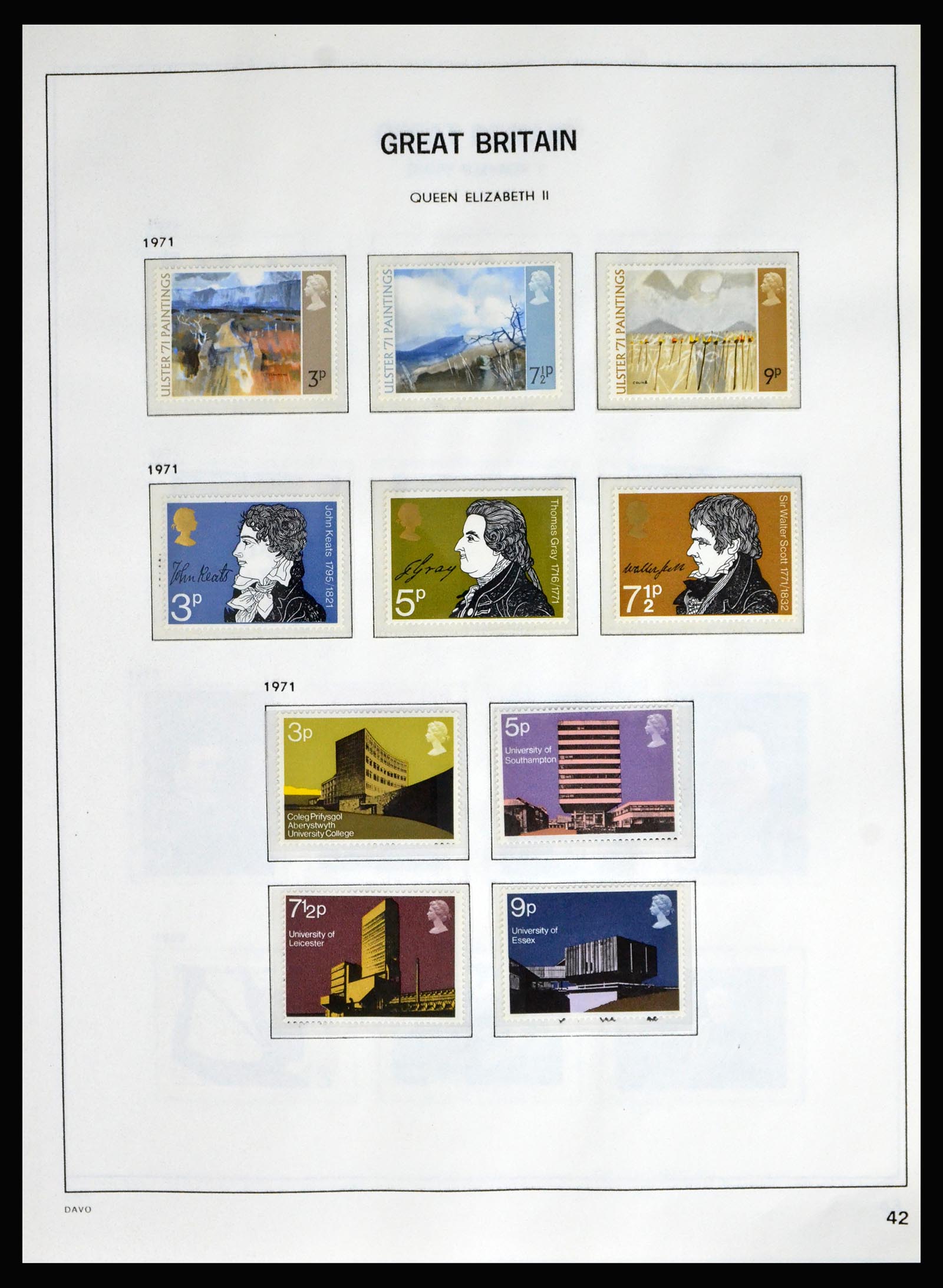 40208 0038 - Postzegelverzameling 40208 Engeland 1887-2004.