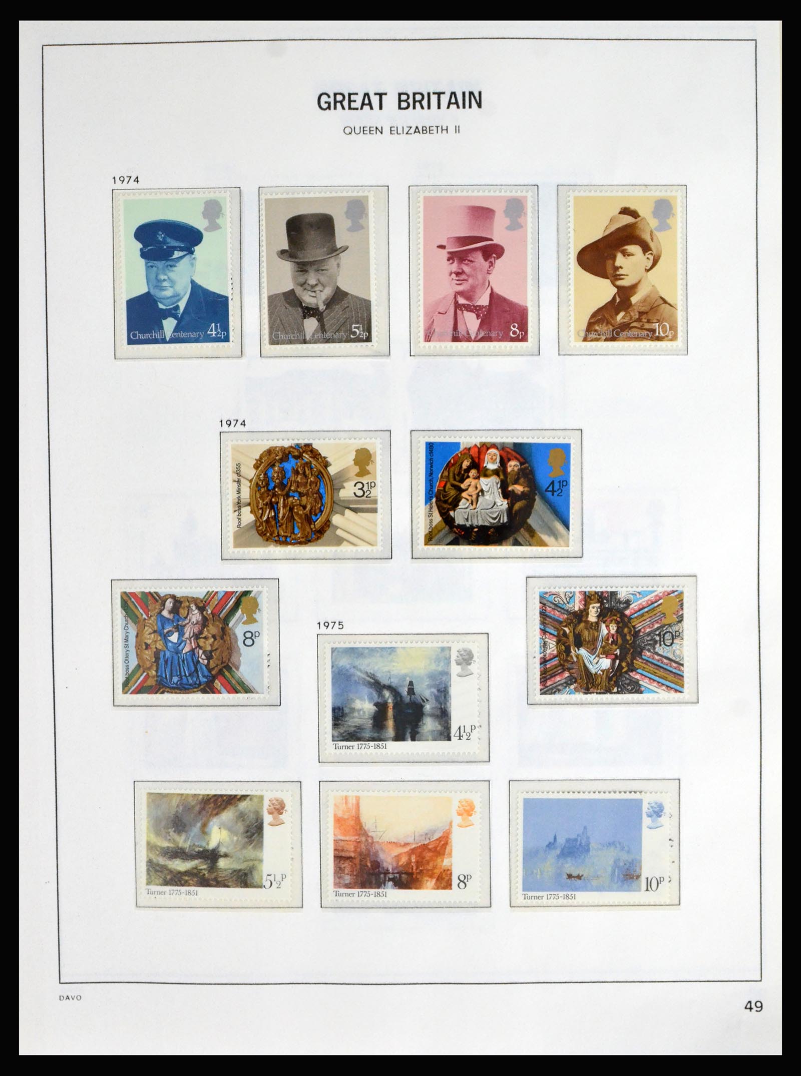 40208 0045 - Postzegelverzameling 40208 Engeland 1887-2004.