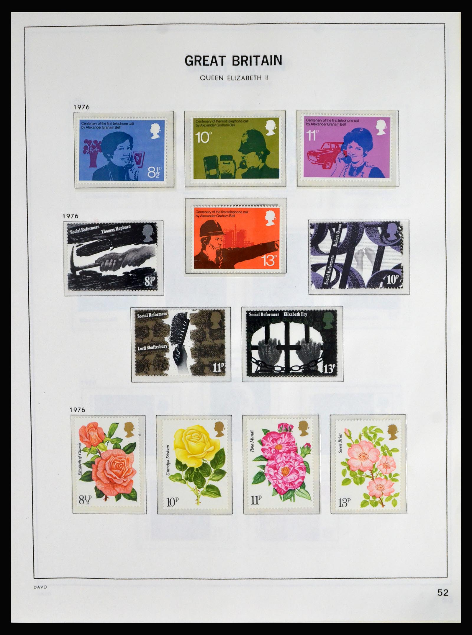 40208 0048 - Postzegelverzameling 40208 Engeland 1887-2004.