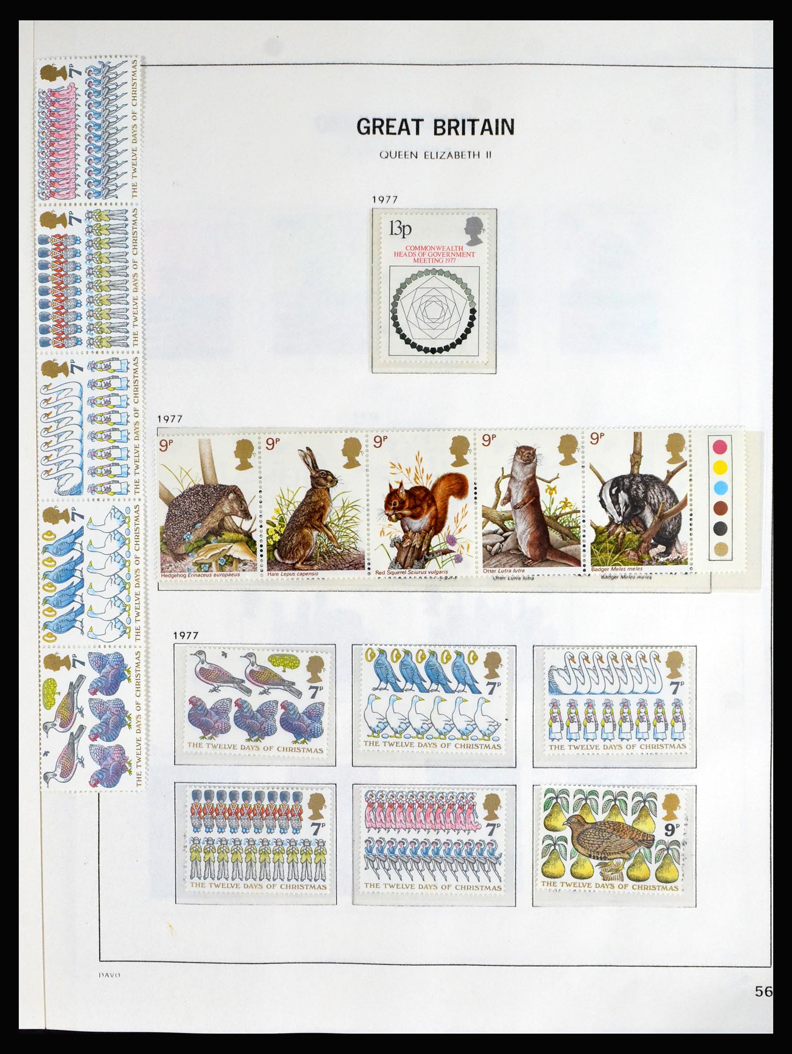 40208 0052 - Postzegelverzameling 40208 Engeland 1887-2004.