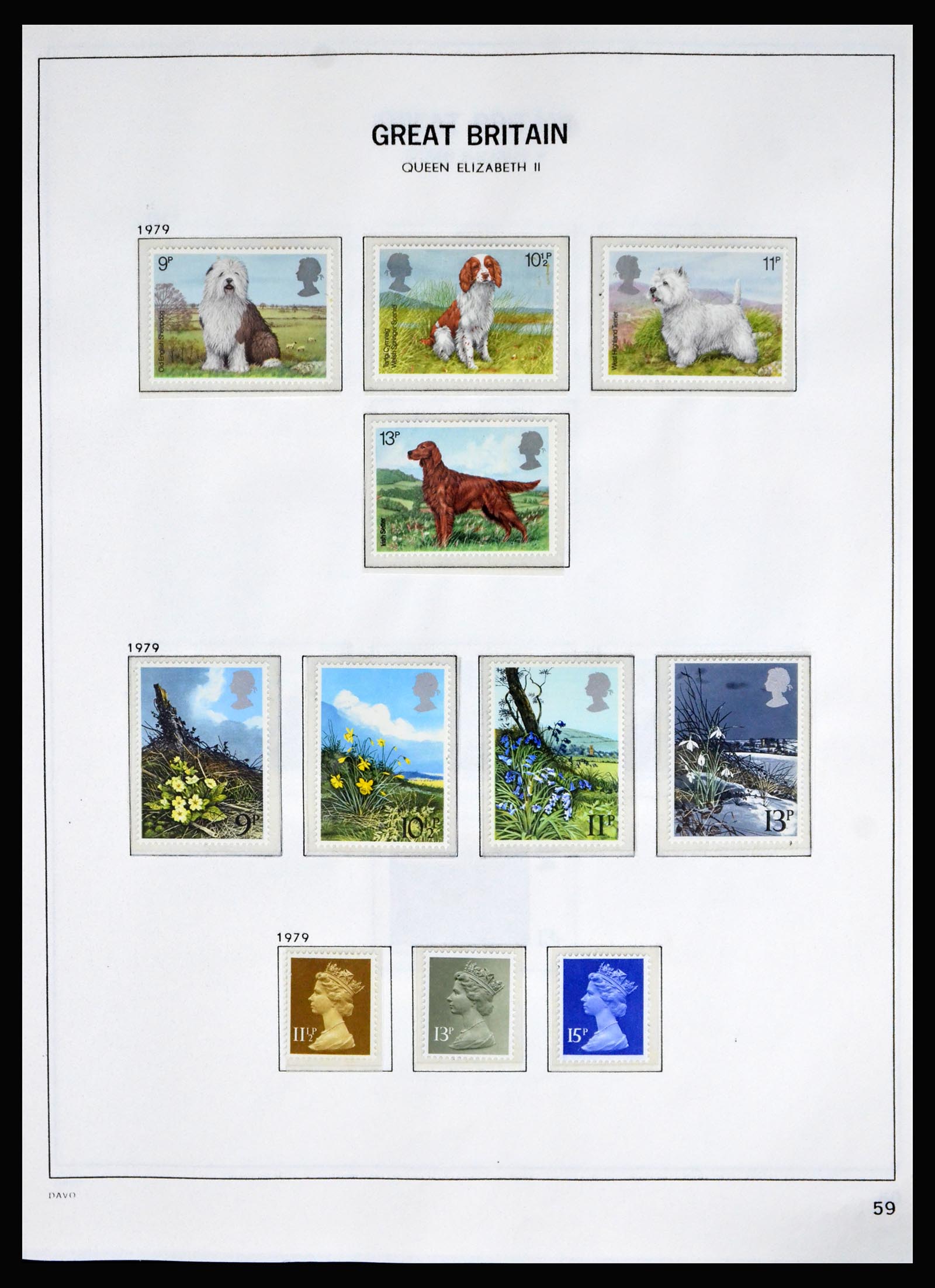 40208 0055 - Postzegelverzameling 40208 Engeland 1887-2004.