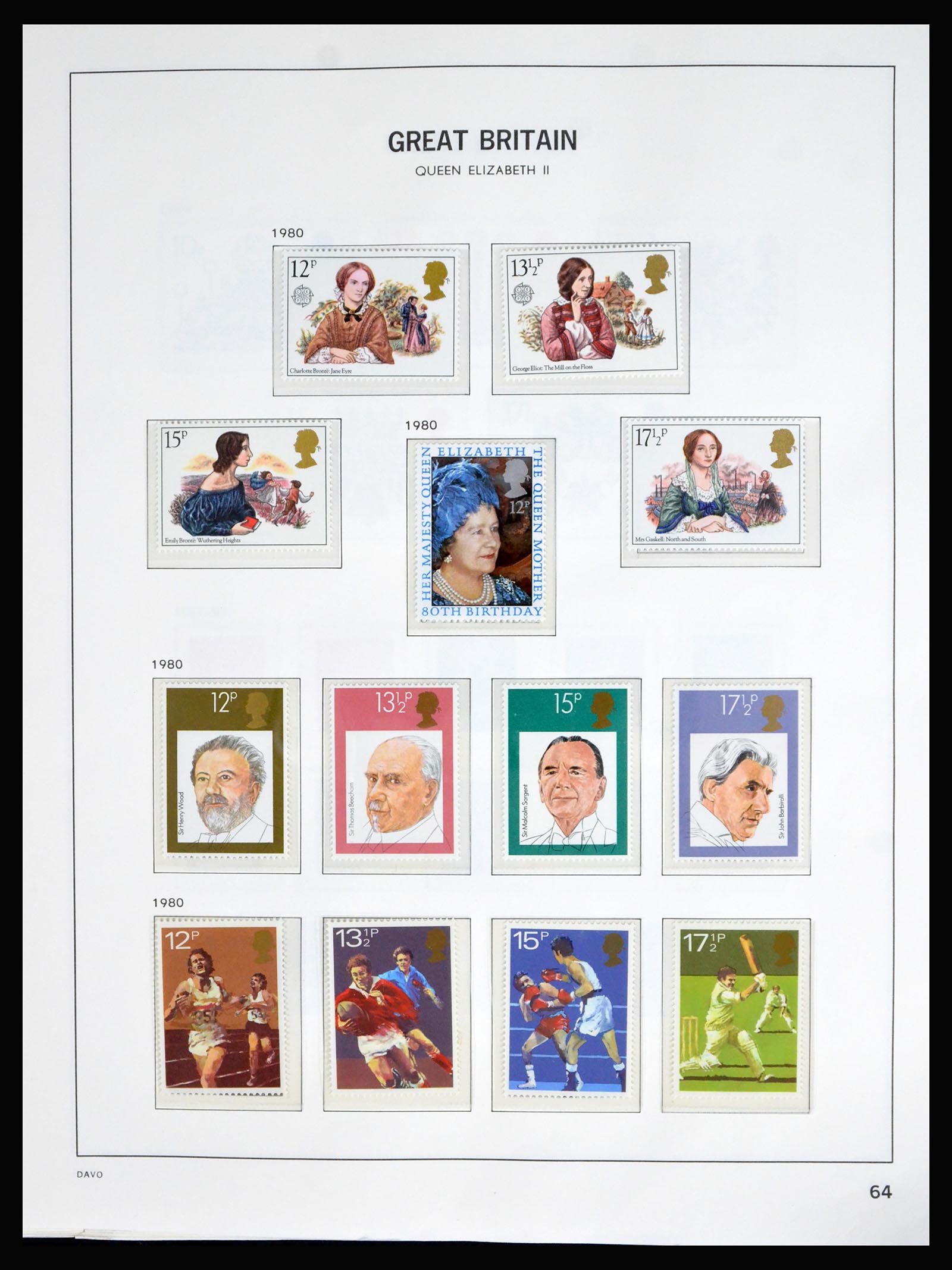 40208 0060 - Postzegelverzameling 40208 Engeland 1887-2004.
