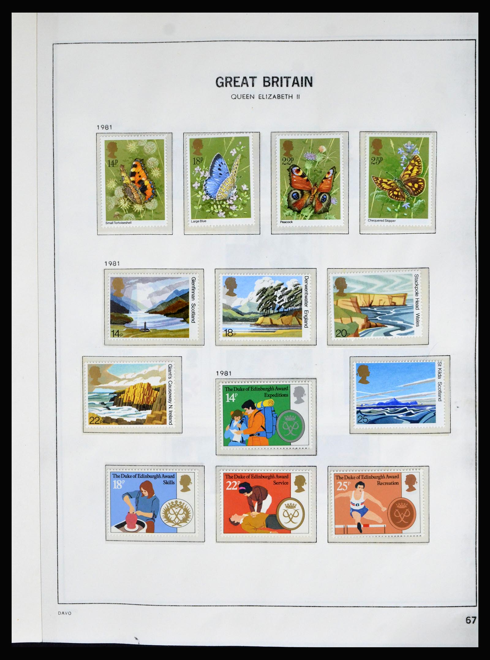 40208 0063 - Postzegelverzameling 40208 Engeland 1887-2004.
