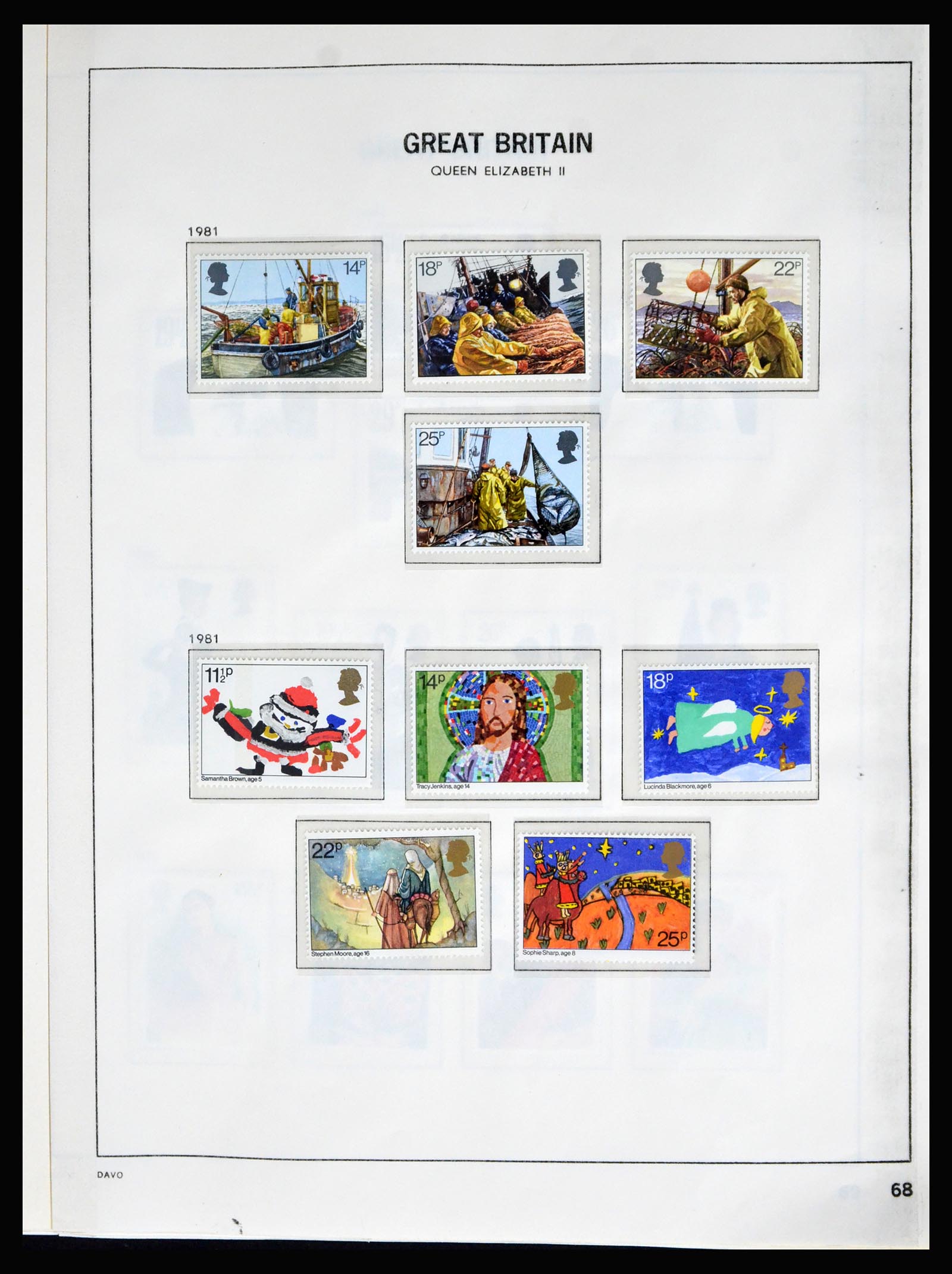 40208 0064 - Postzegelverzameling 40208 Engeland 1887-2004.