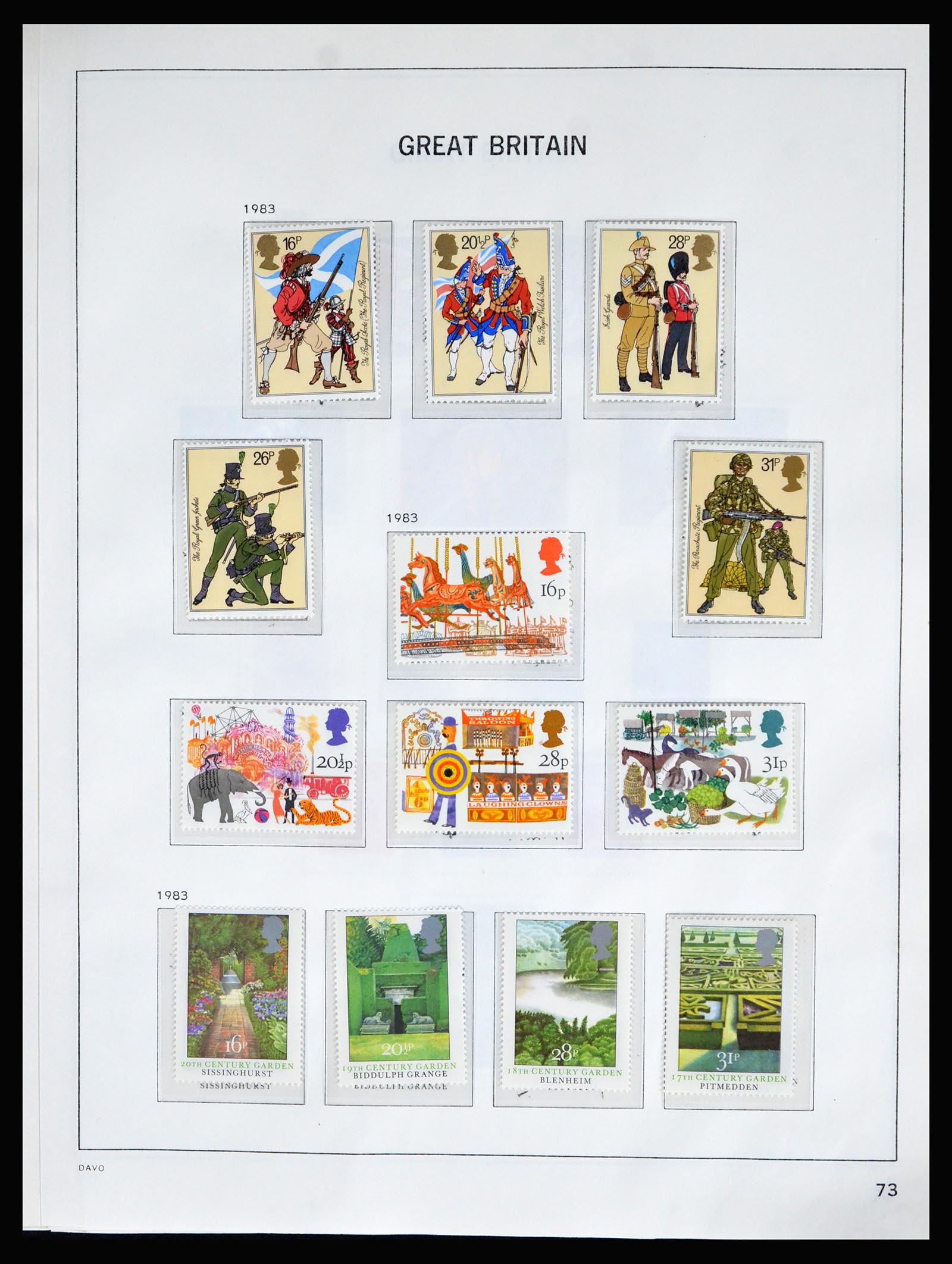 40208 0069 - Postzegelverzameling 40208 Engeland 1887-2004.