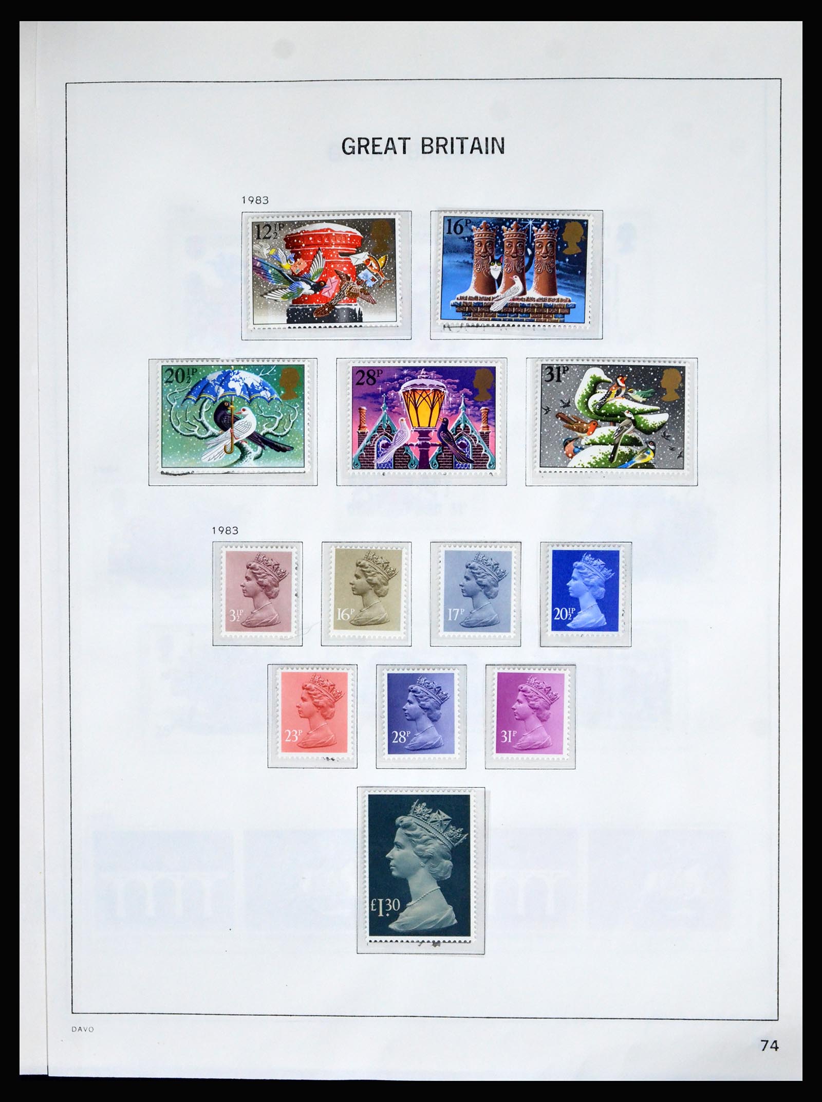 40208 0070 - Postzegelverzameling 40208 Engeland 1887-2004.