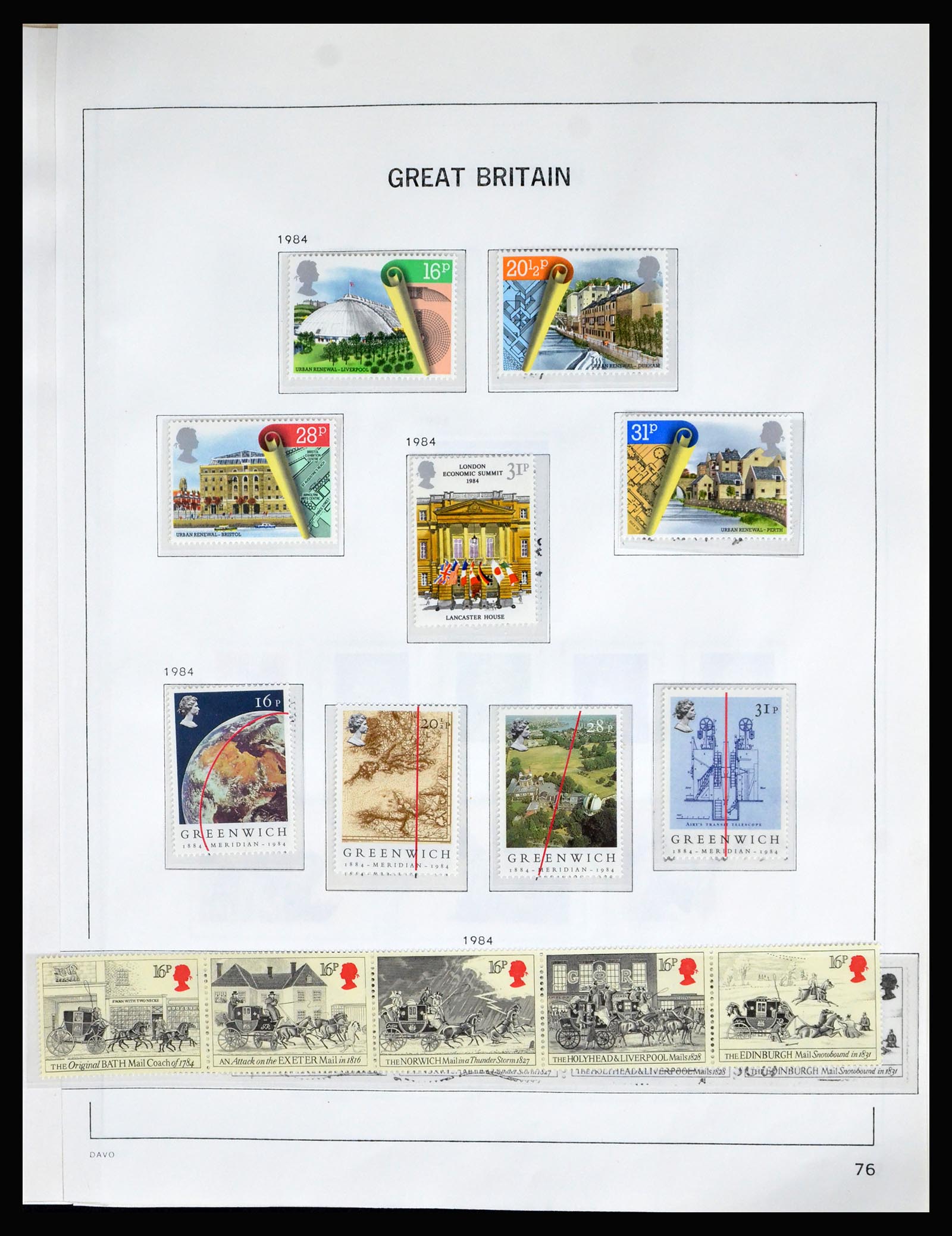 40208 0072 - Postzegelverzameling 40208 Engeland 1887-2004.