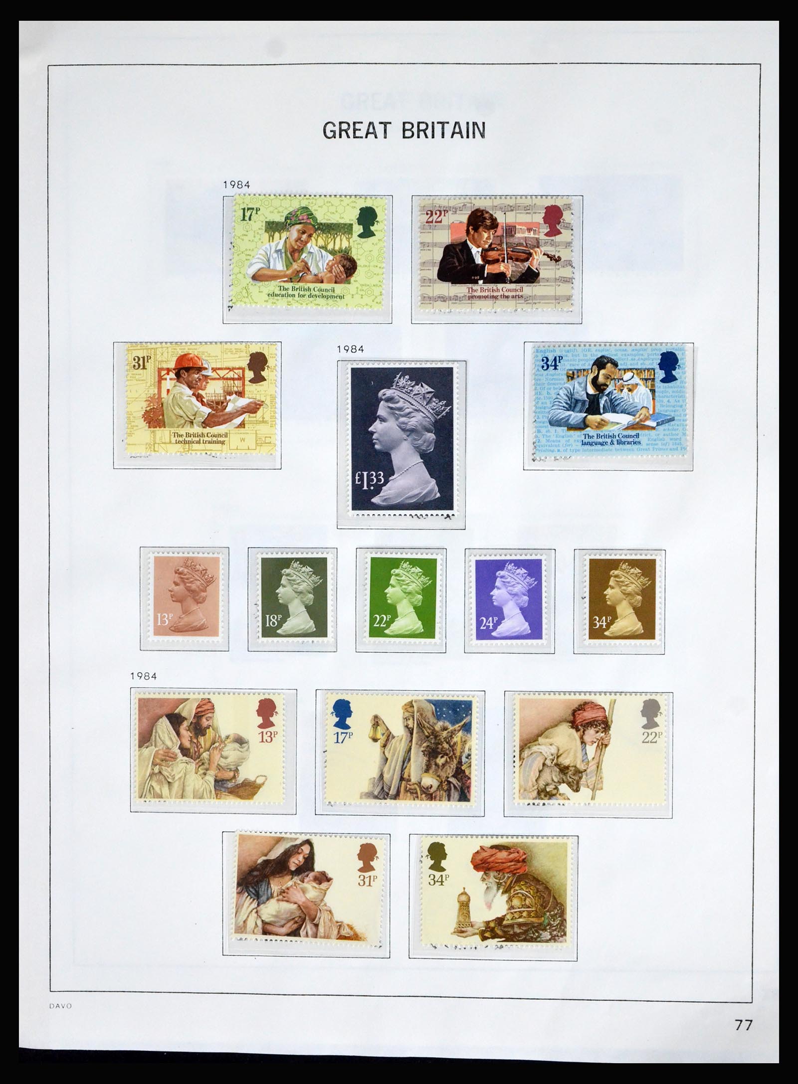40208 0073 - Postzegelverzameling 40208 Engeland 1887-2004.