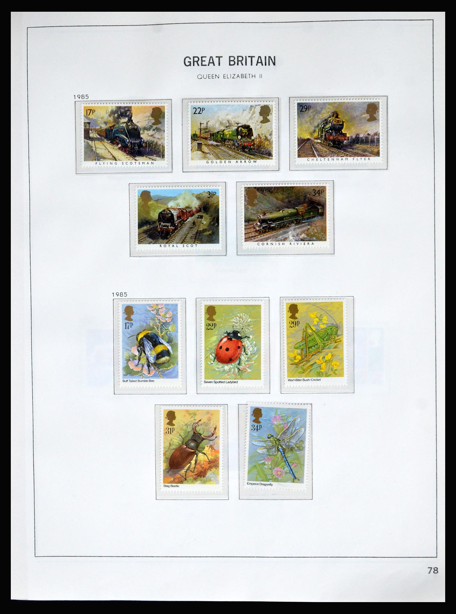 40208 0074 - Postzegelverzameling 40208 Engeland 1887-2004.