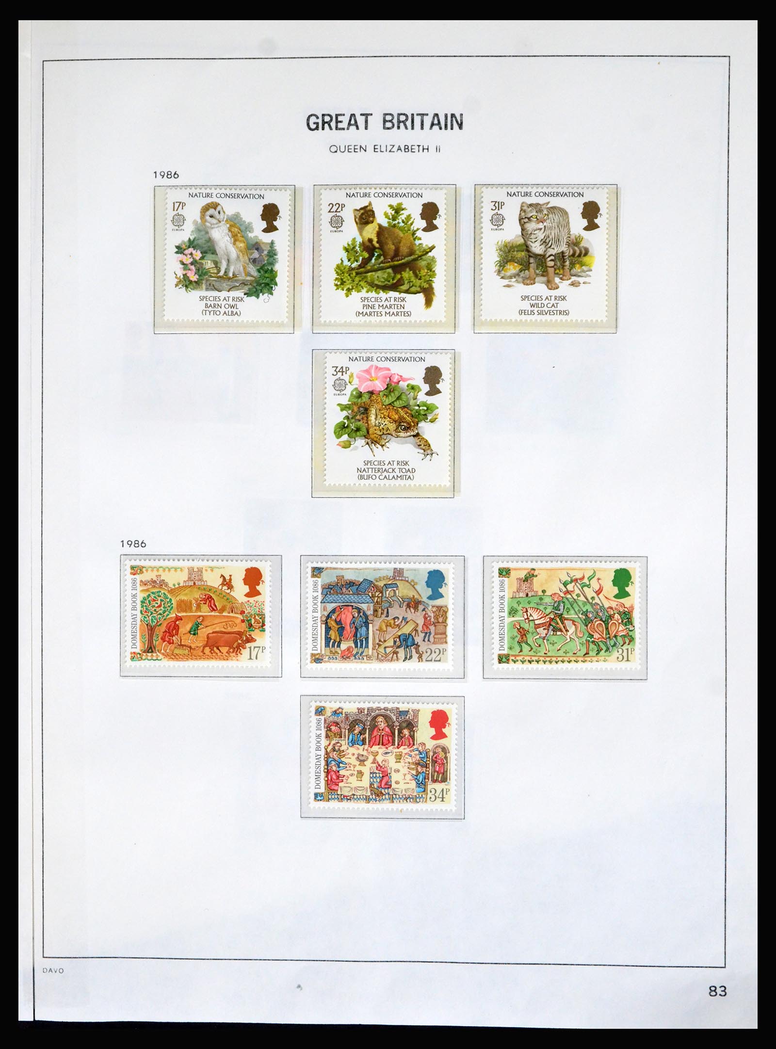 40208 0079 - Postzegelverzameling 40208 Engeland 1887-2004.