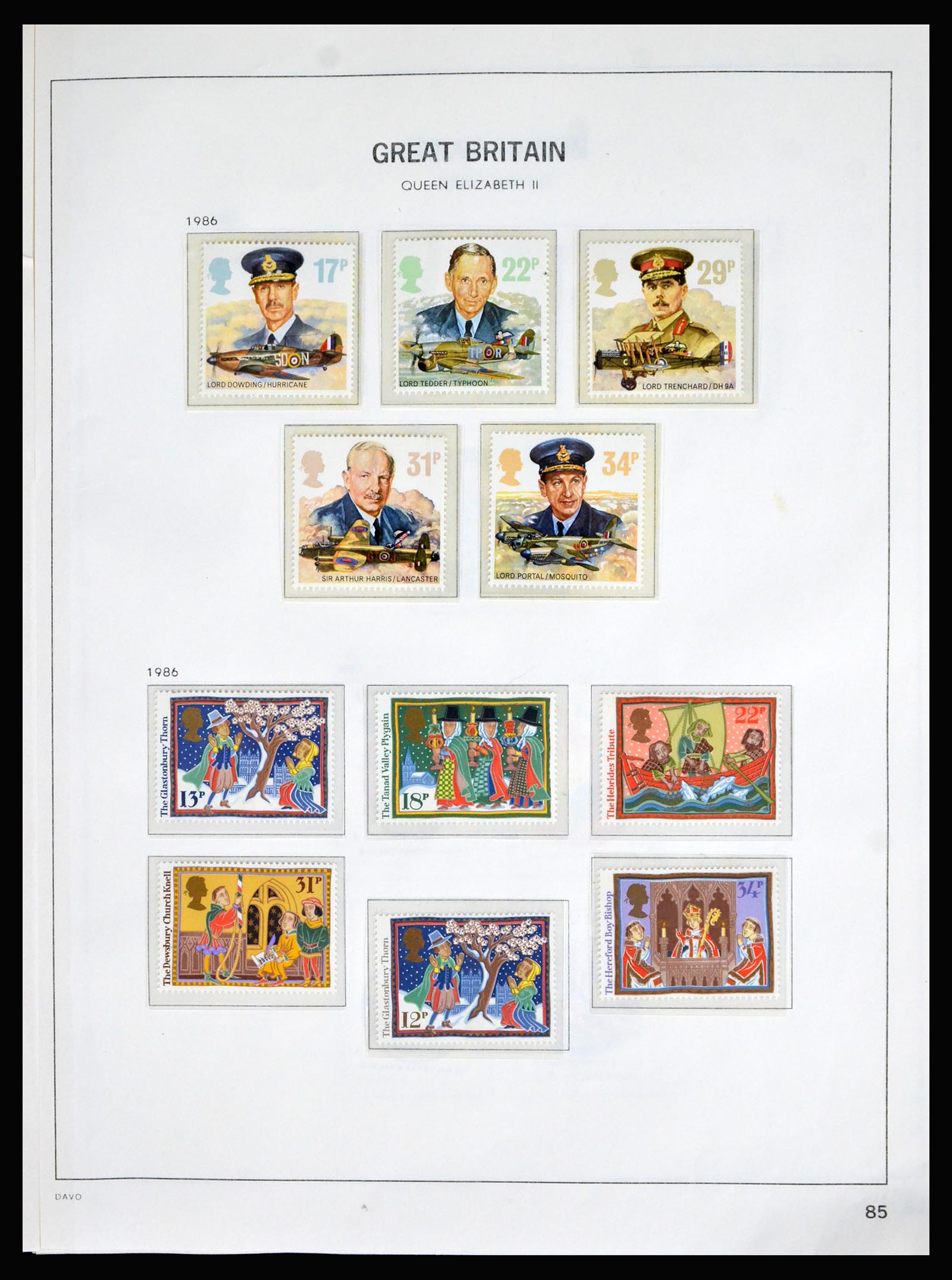 40208 0081 - Postzegelverzameling 40208 Engeland 1887-2004.