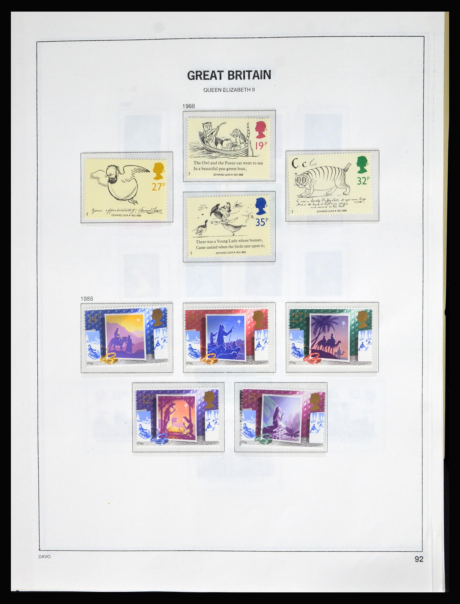 40208 0088 - Postzegelverzameling 40208 Engeland 1887-2004.
