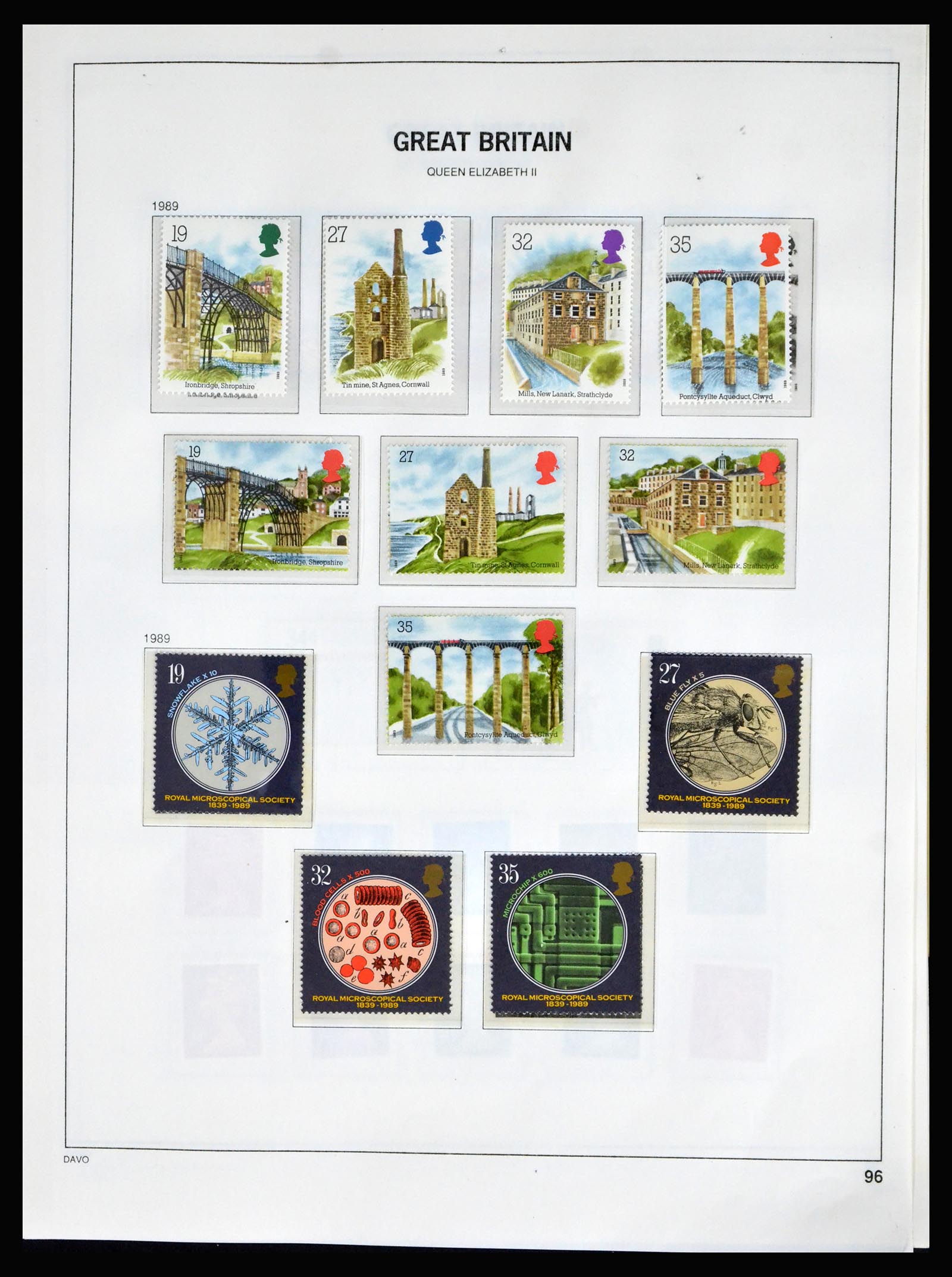 40208 0092 - Postzegelverzameling 40208 Engeland 1887-2004.
