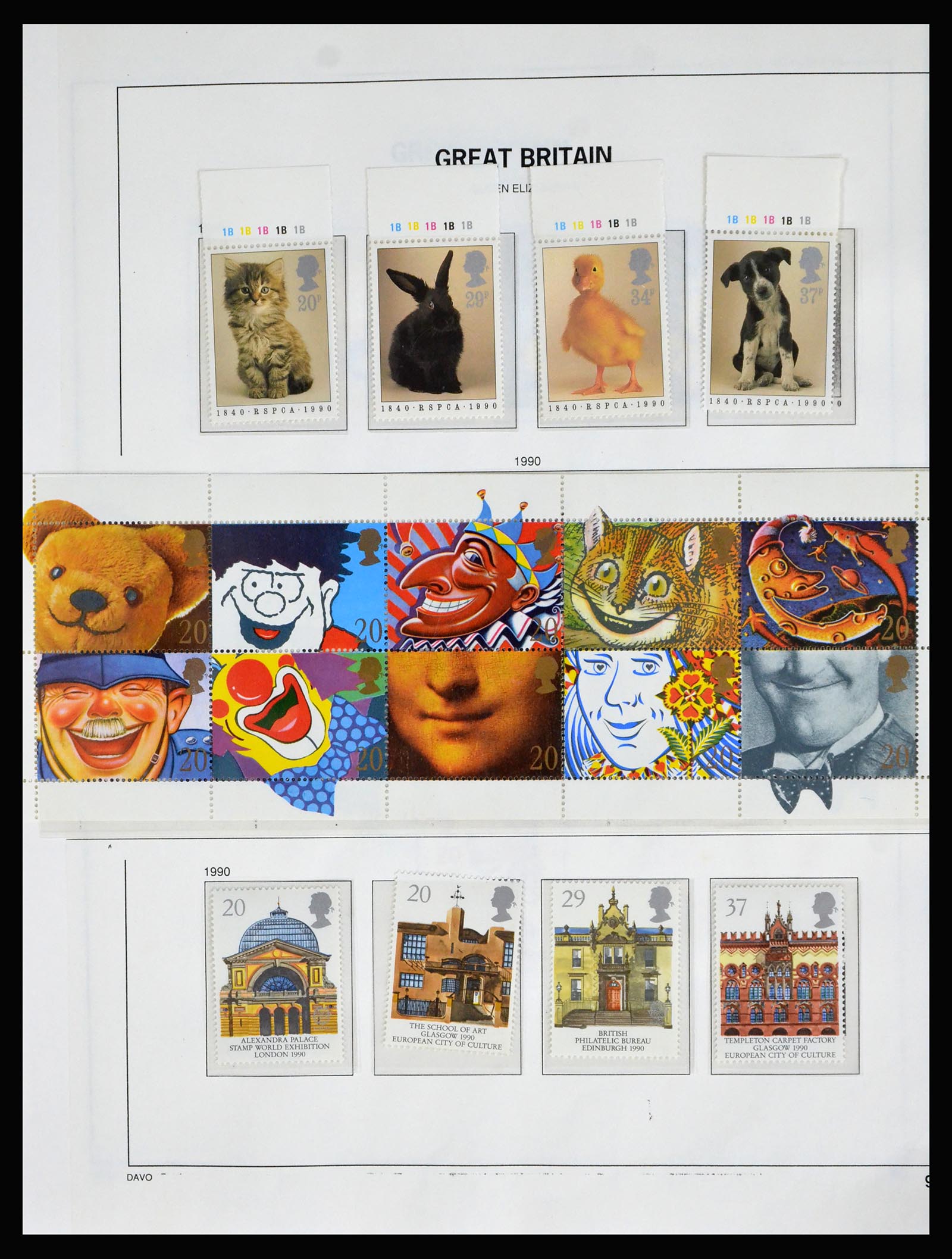 40208 0095 - Postzegelverzameling 40208 Engeland 1887-2004.