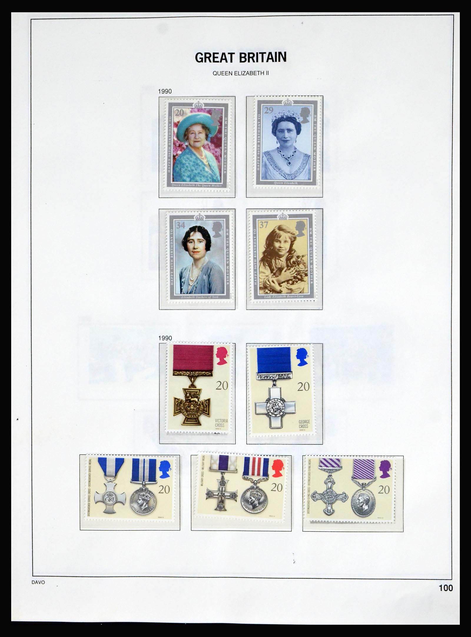 40208 0097 - Postzegelverzameling 40208 Engeland 1887-2004.