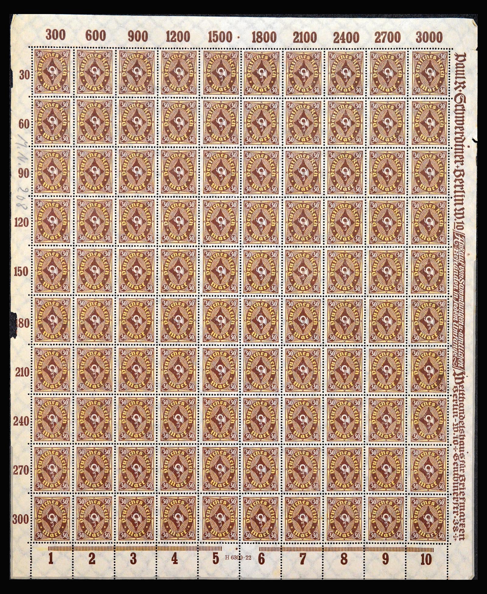 40211 0002 - Postzegel verzameling 40211 Duitse Rijk complete inflavellen.