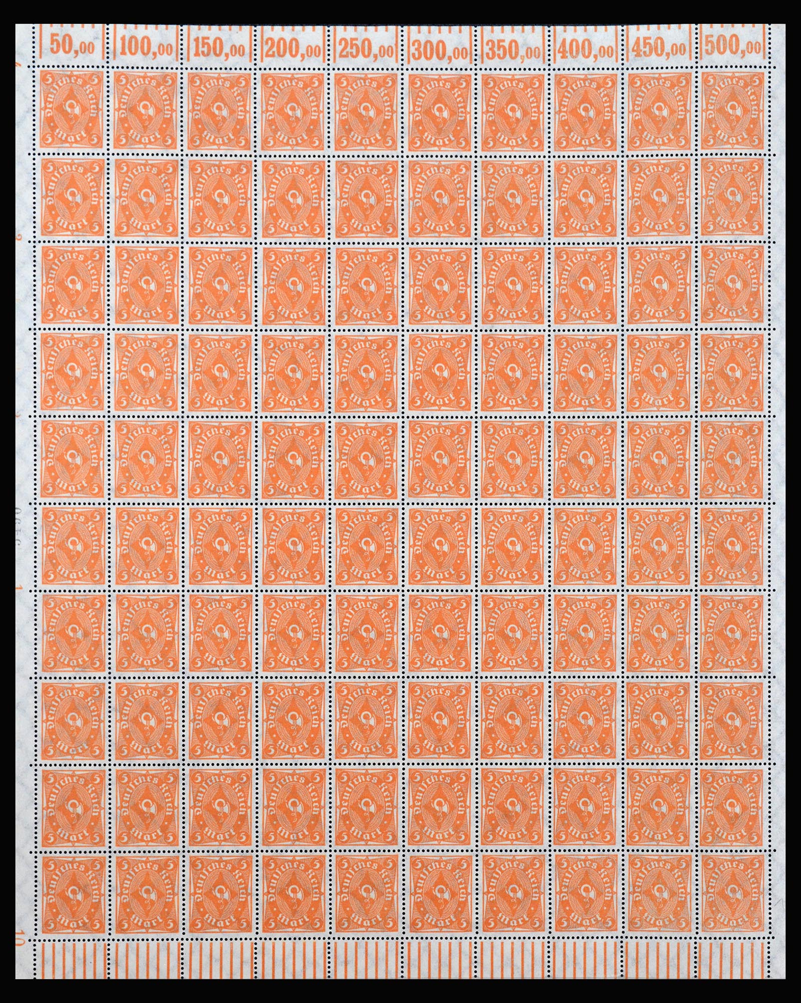 40211 0011 - Postzegel verzameling 40211 Duitse Rijk complete inflavellen.