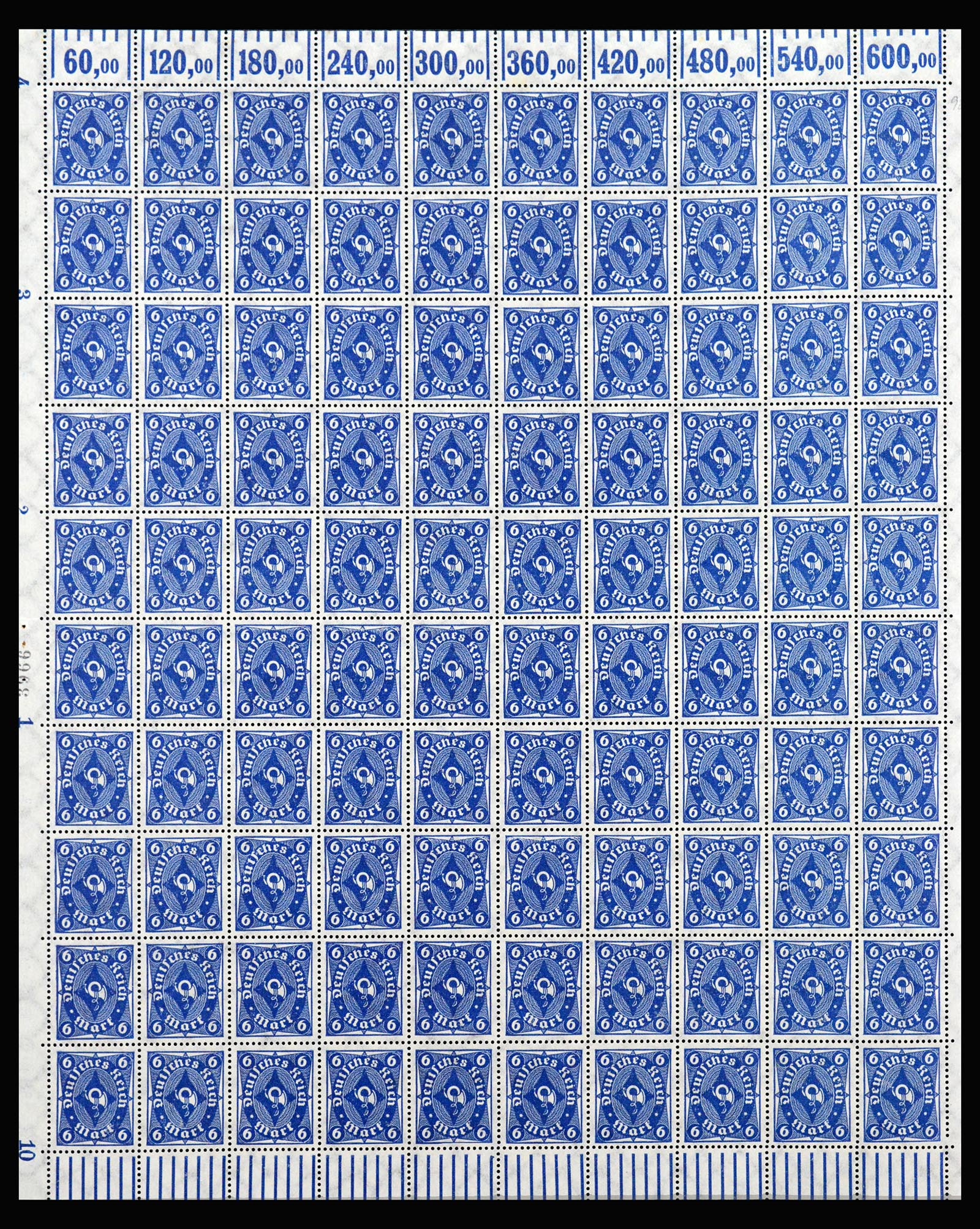 40211 0013 - Postzegel verzameling 40211 Duitse Rijk complete inflavellen.