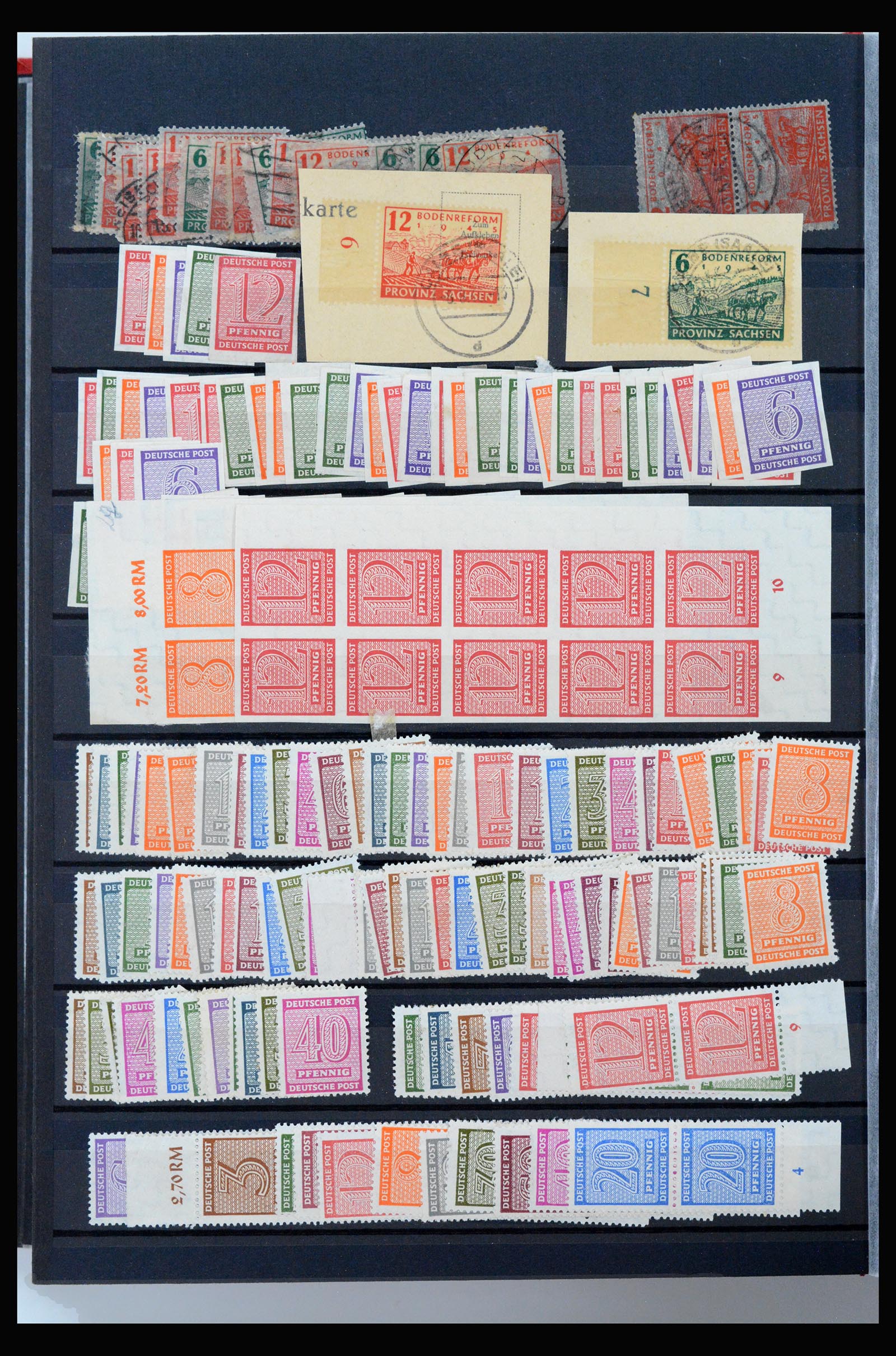 40221 0019 - Stamp collection 40221 Germany sovjet zone 1945-1949.