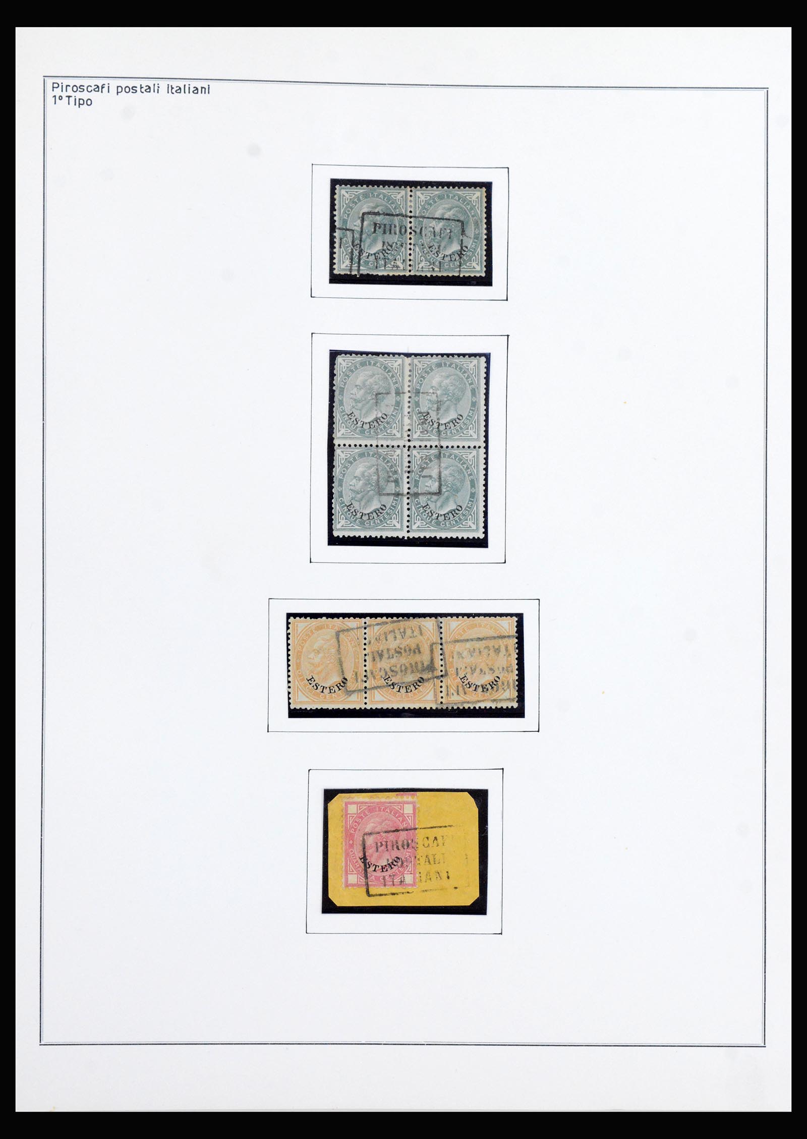40225 0021 - Stamp collection 40225 Italian post in Levant specialised collection 1871-1923.