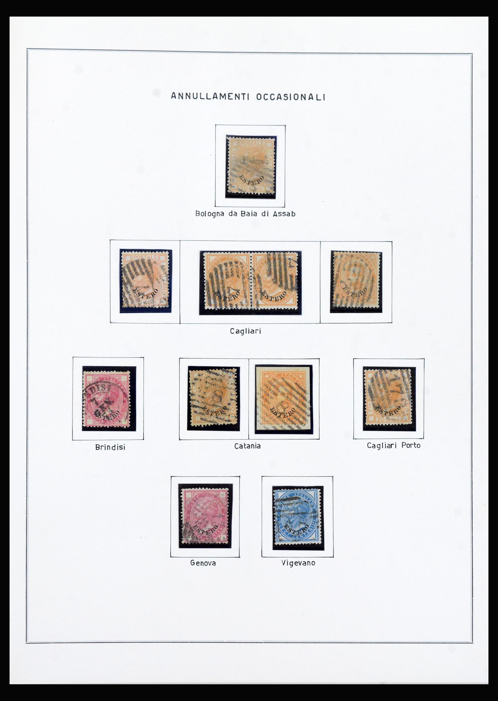 40225 0025 - Stamp collection 40225 Italian post in Levant specialised collection 1871-1923.