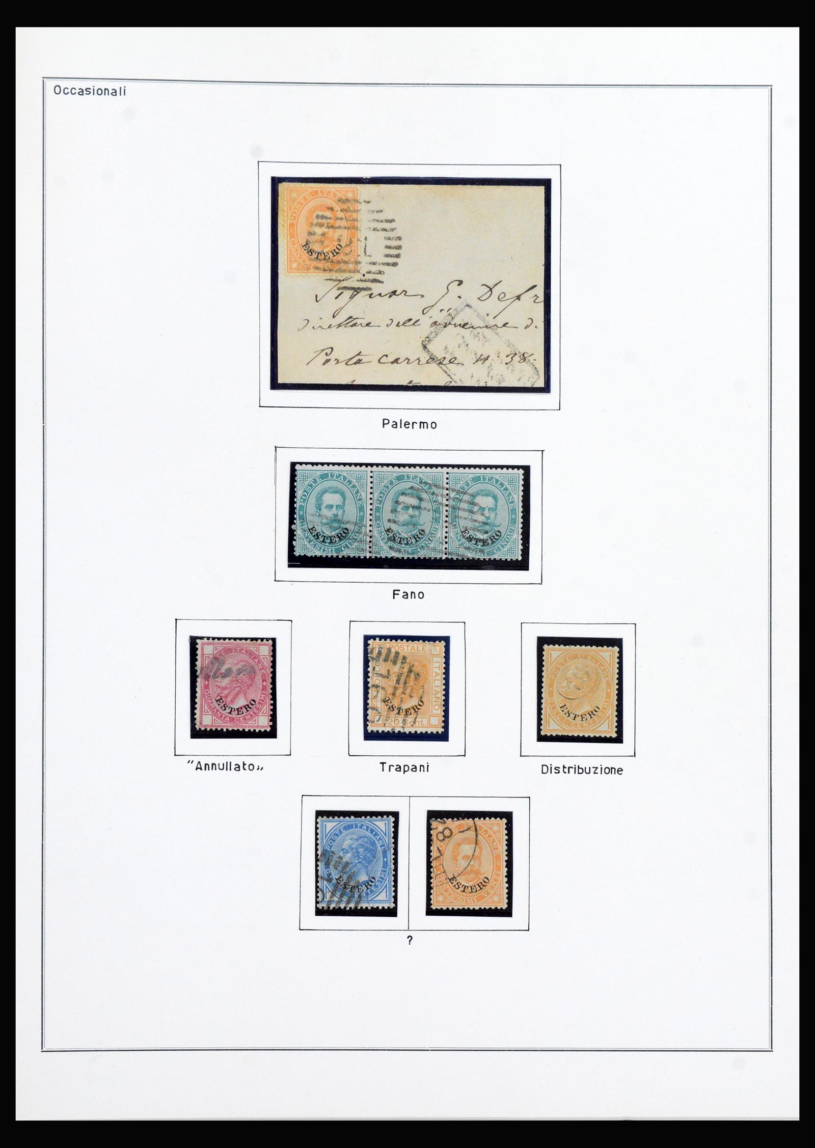 40225 0026 - Stamp collection 40225 Italian post in Levant specialised collection 1871-1923.