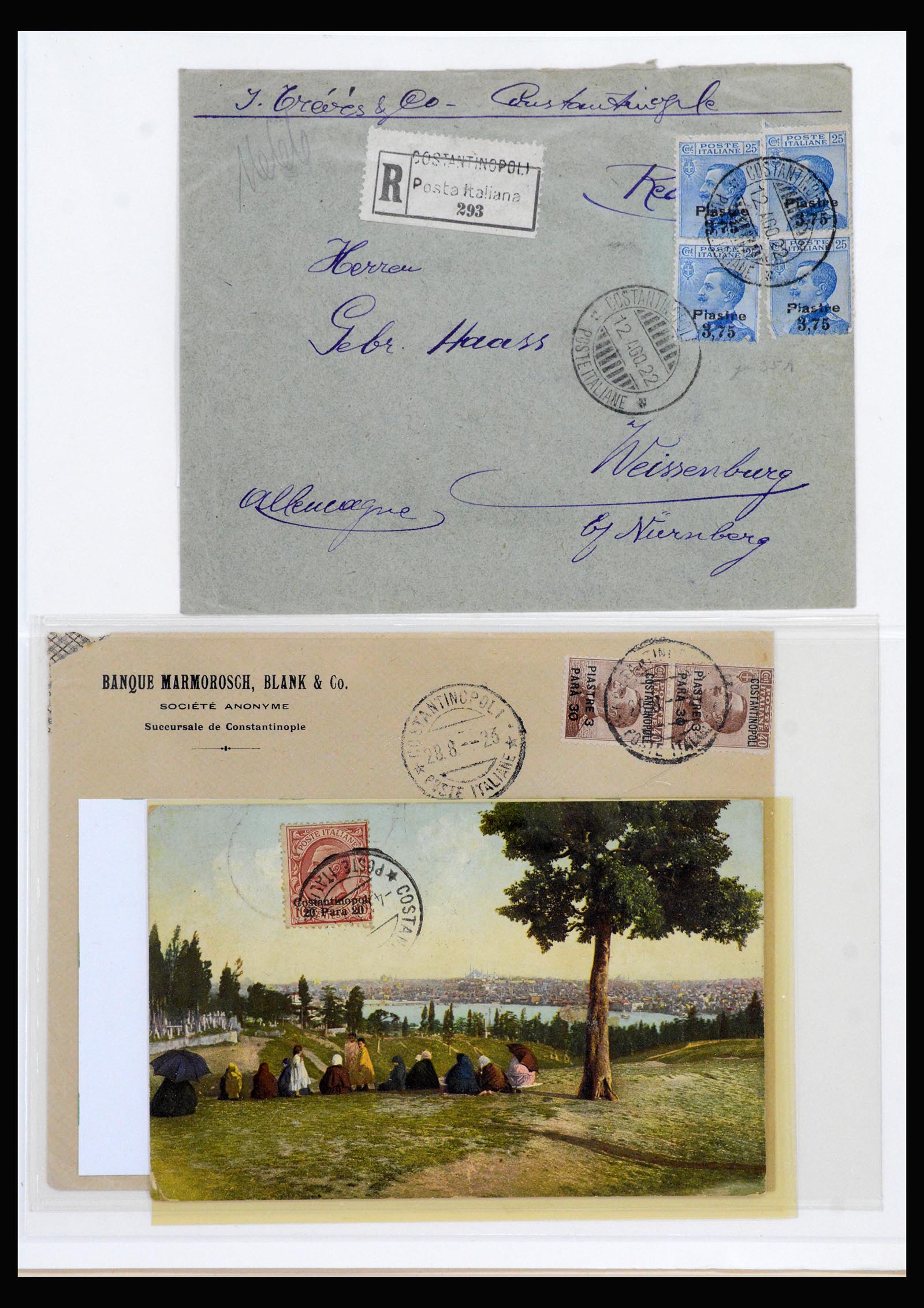 40225 0052 - Stamp collection 40225 Italian post in Levant specialised collection 1871-1923.
