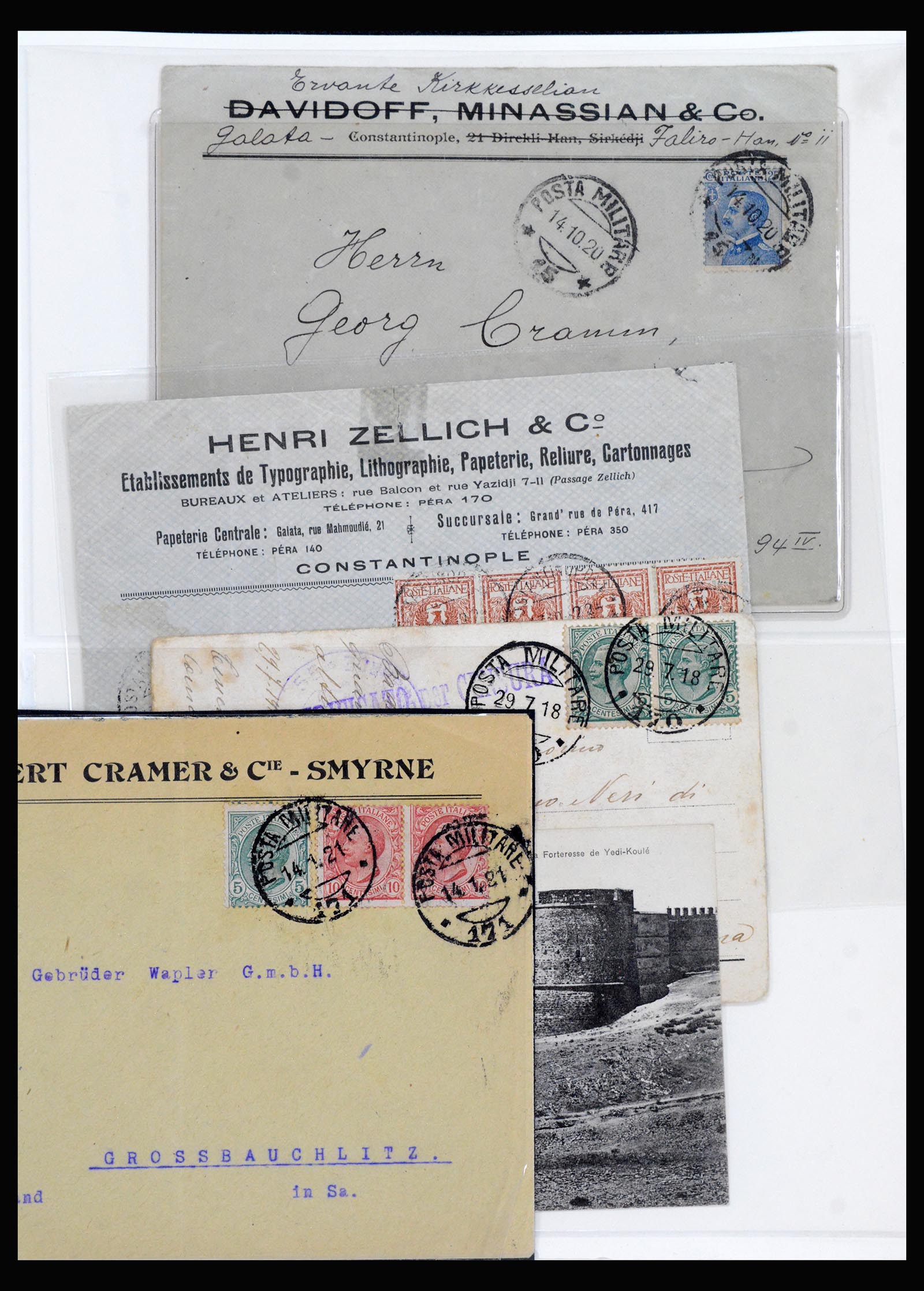 40225 0062 - Stamp collection 40225 Italian post in Levant specialised collection 1871-1923.