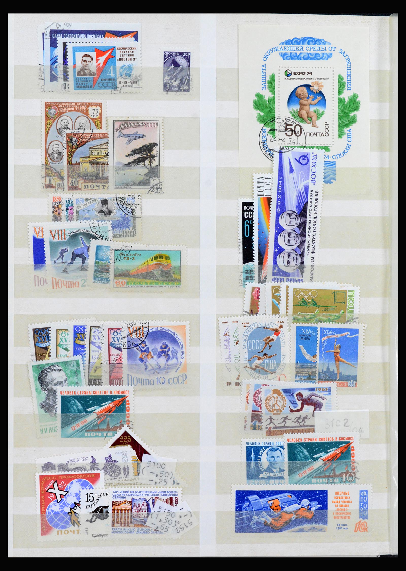 40232 0014 - Postzegel verzameling 40232 Rusland en gebieden 1922-1970.