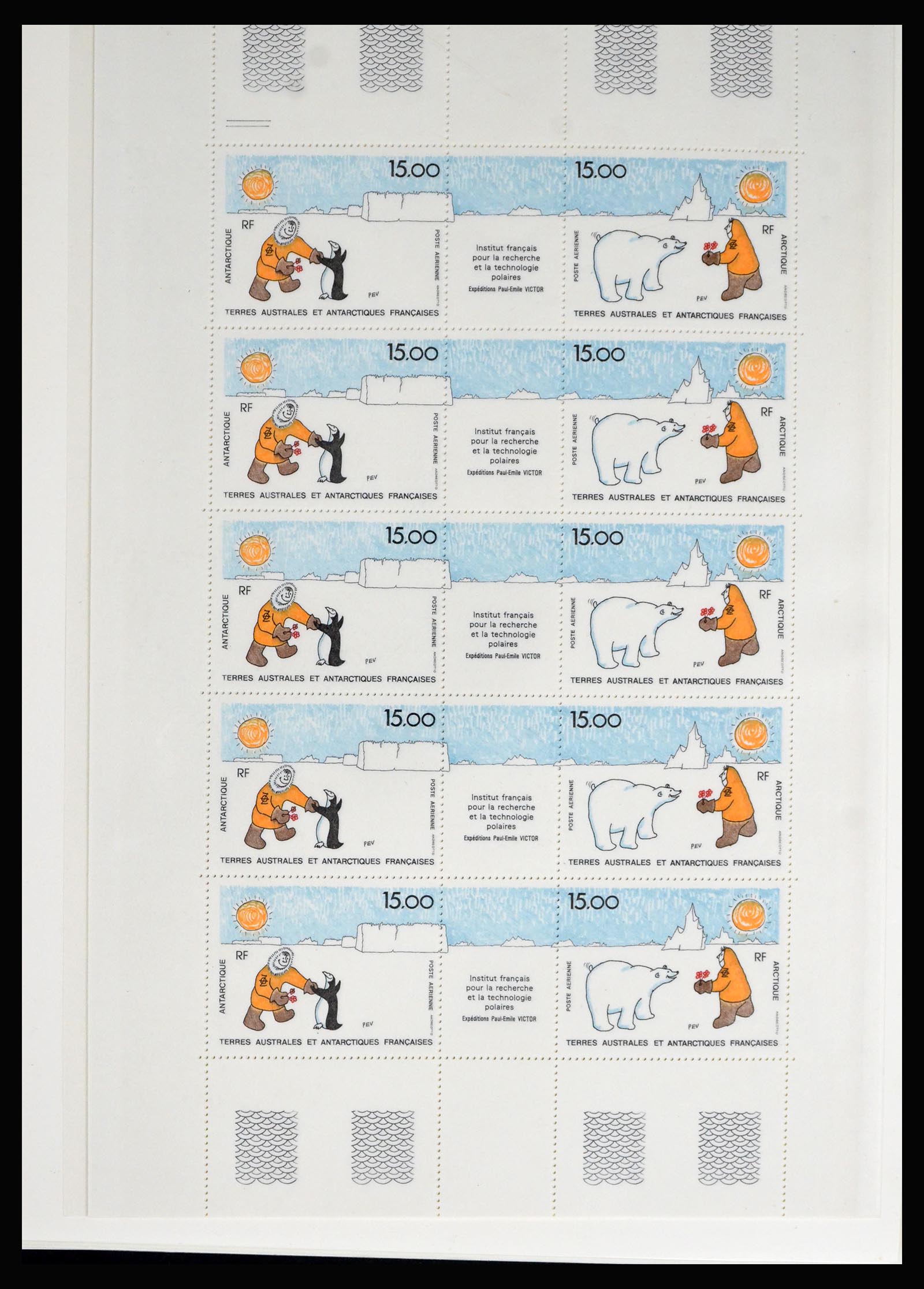 40239 0006 - Postzegel verzameling 40239 TAAF postfris engros.