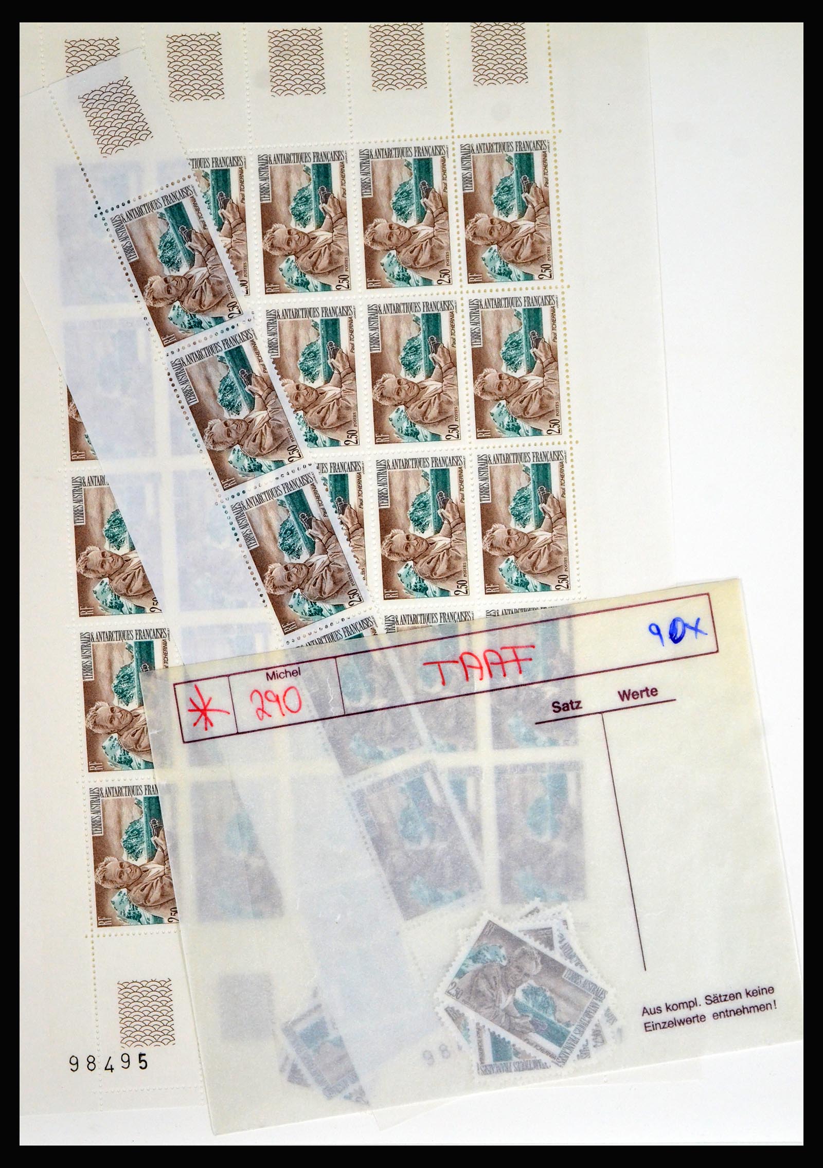 40239 0013 - Postzegel verzameling 40239 TAAF postfris engros.