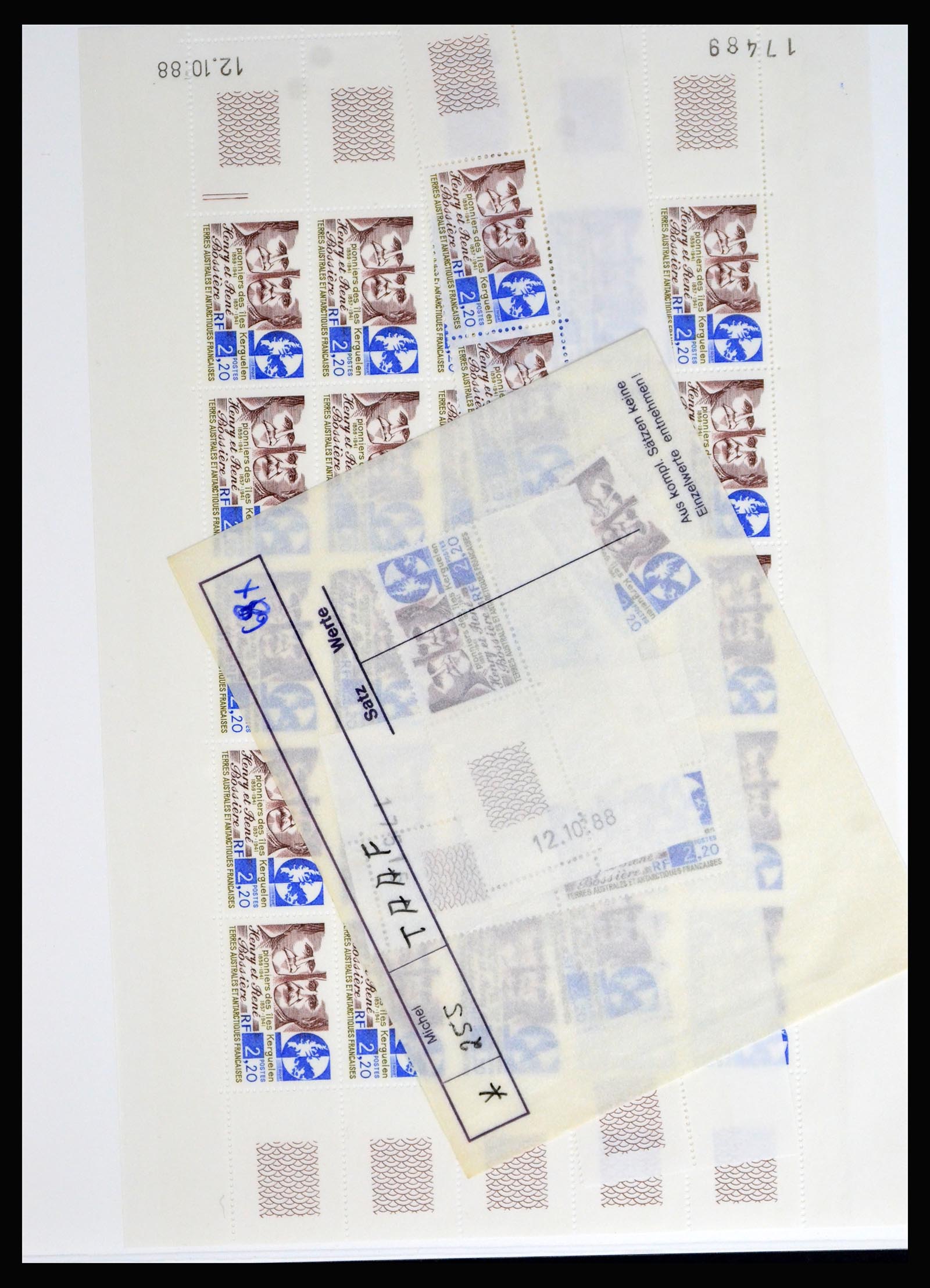 40239 0019 - Postzegel verzameling 40239 TAAF postfris engros.