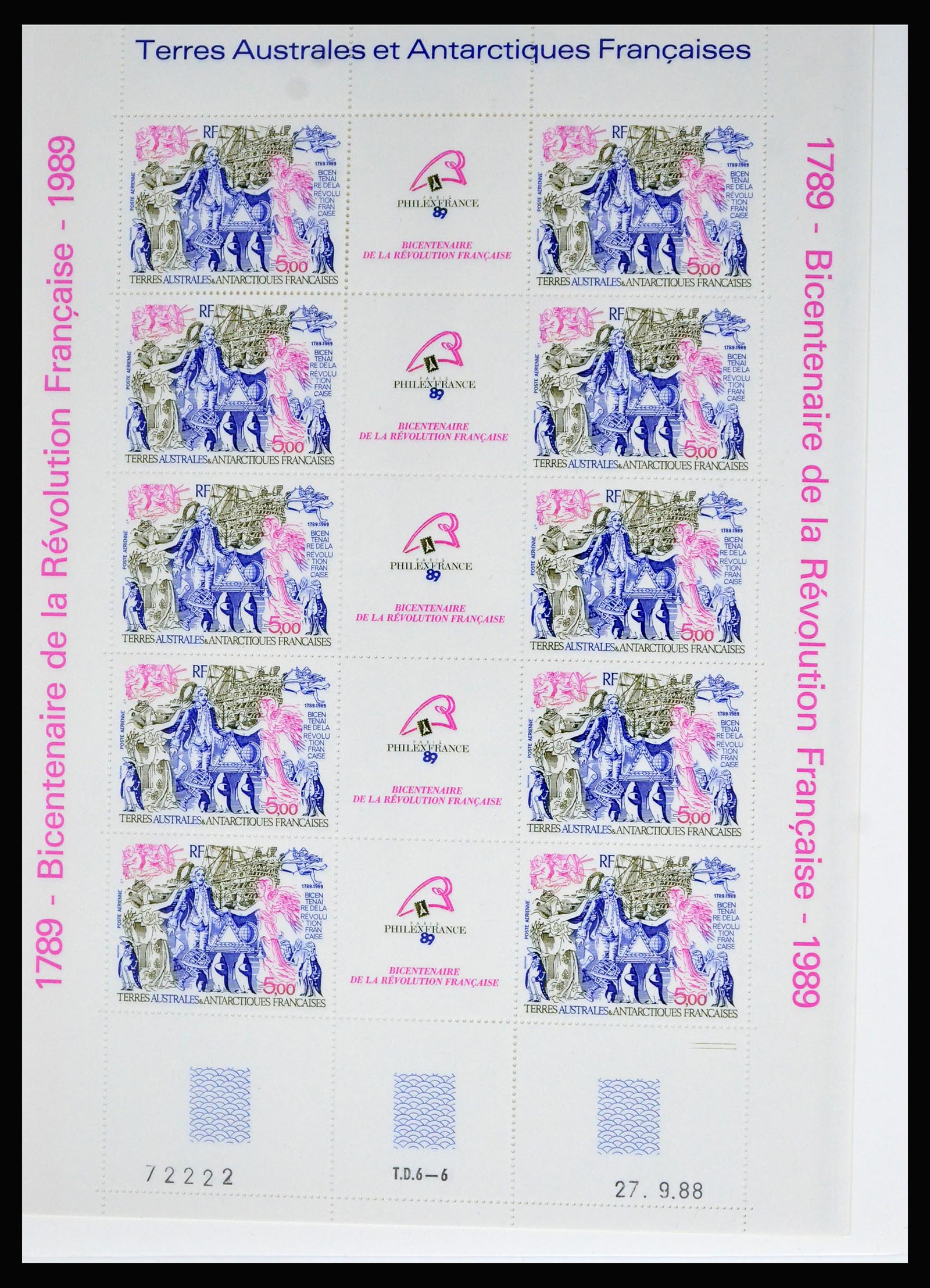 40239 0020 - Postzegel verzameling 40239 TAAF postfris engros.
