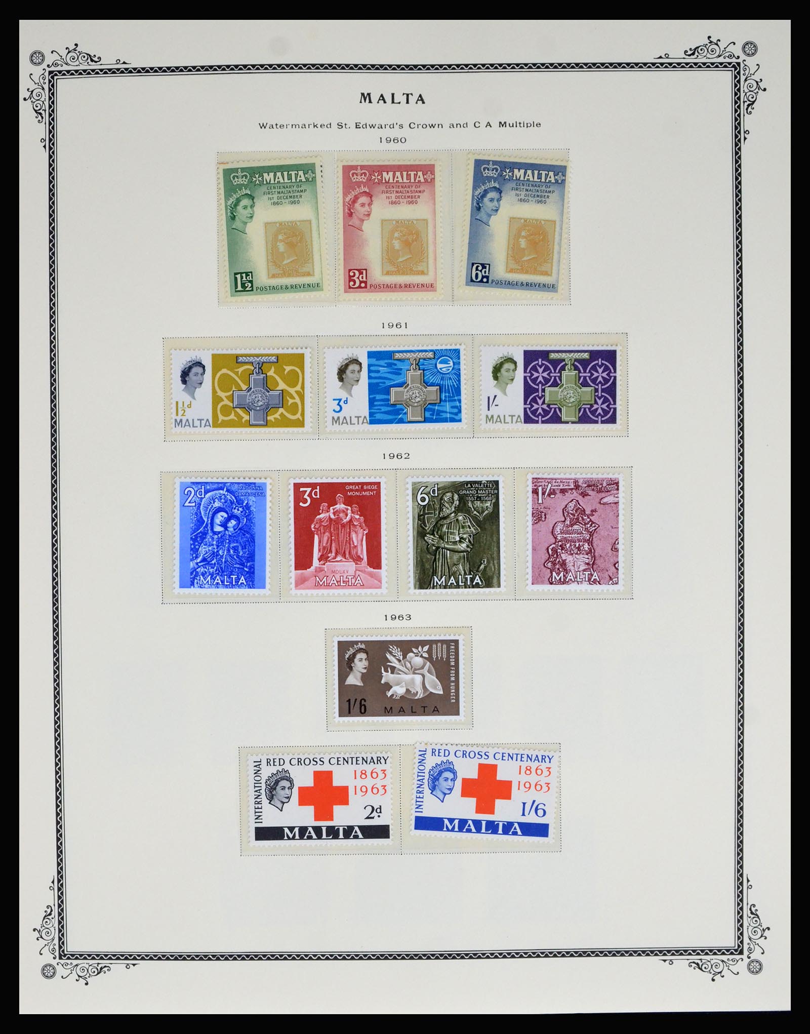 40241 0004 - Postzegel verzameling 40241 Malta 1954-2006.