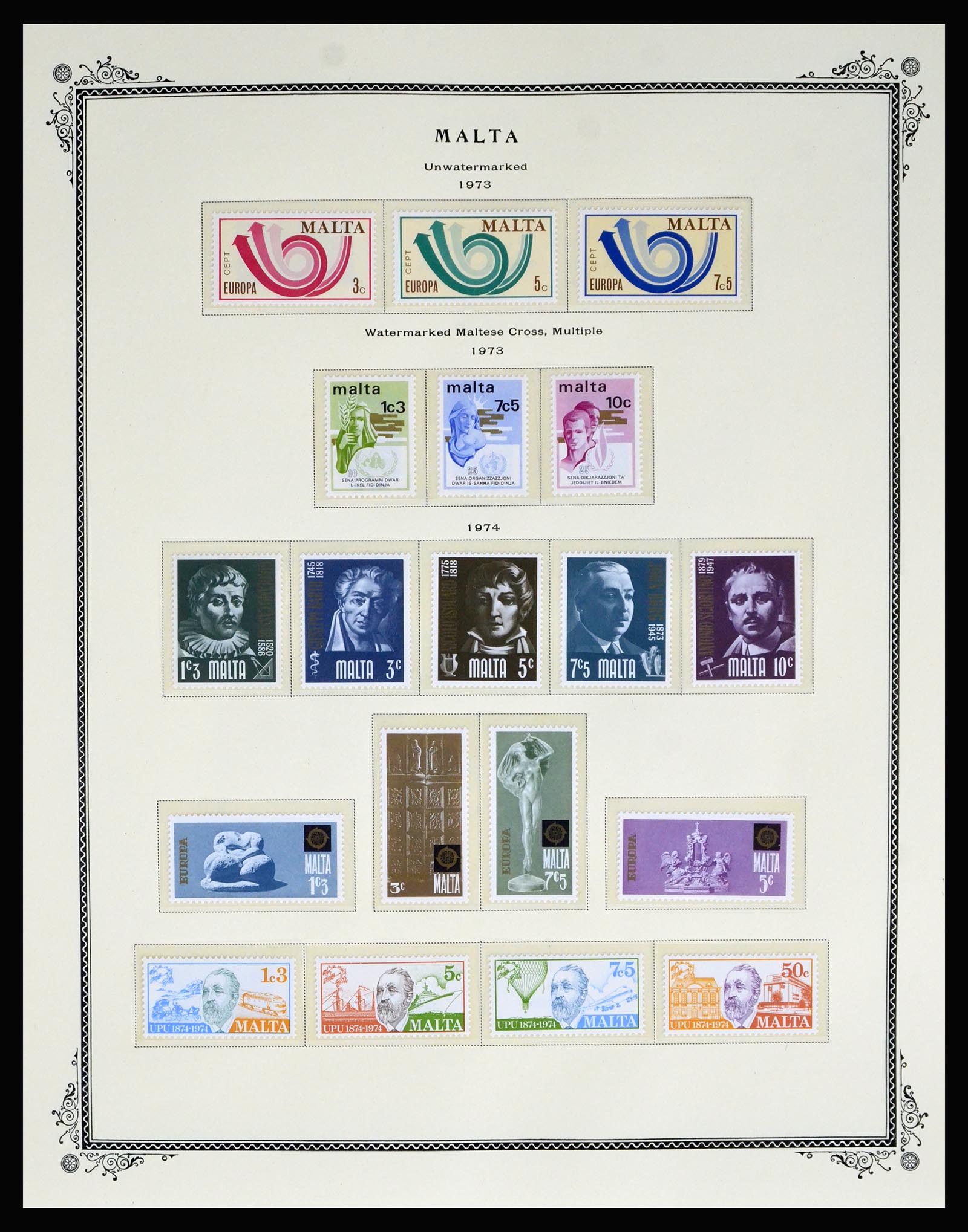 40241 0016 - Postzegel verzameling 40241 Malta 1954-2006.