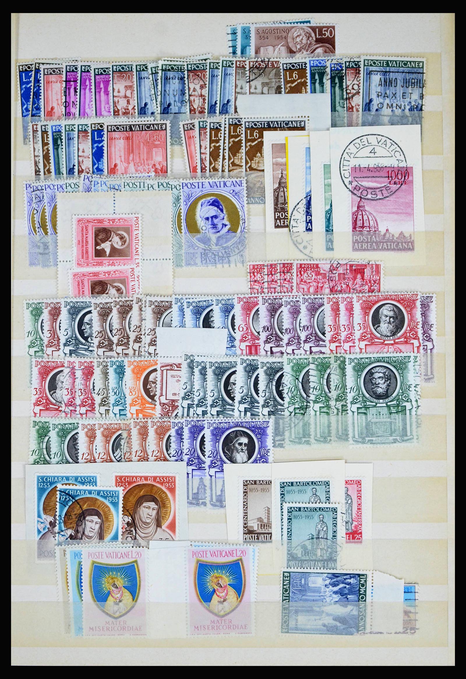 40242 0003 - Postzegelverzameling 40242 Vaticaan/San Marino 1877-2000.