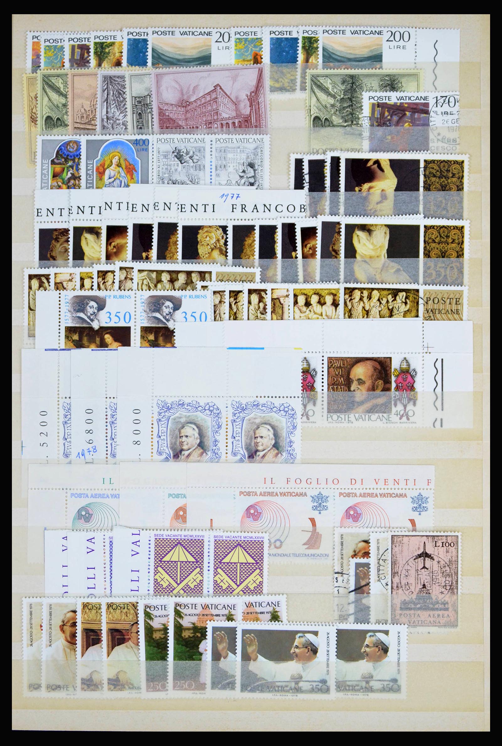 40242 0015 - Postzegelverzameling 40242 Vaticaan/San Marino 1877-2000.