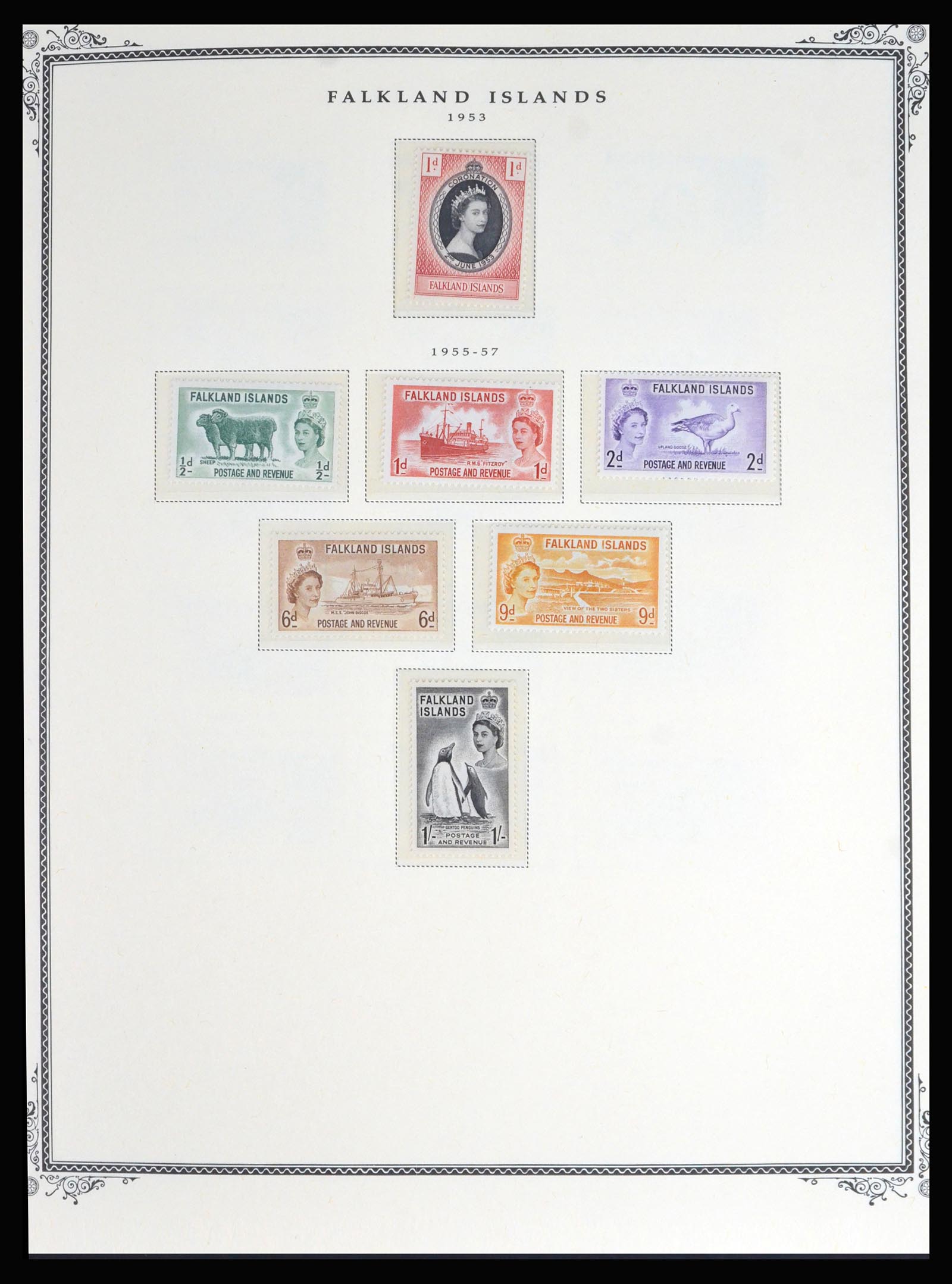 40247 0001 - Postzegelverzameling 40247 Engelse koloniën 1953-2006.