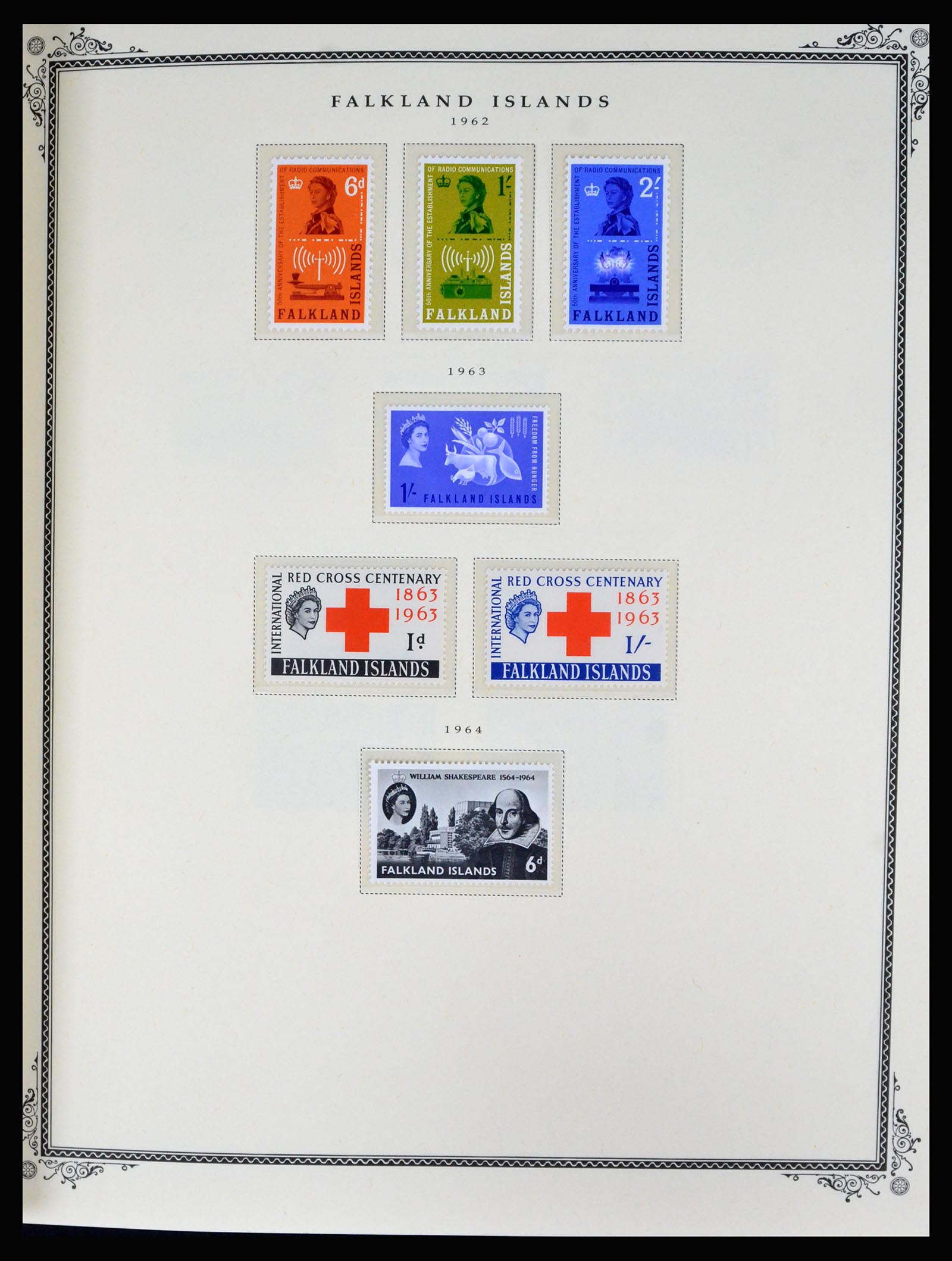 40247 0003 - Postzegelverzameling 40247 Engelse koloniën 1953-2006.
