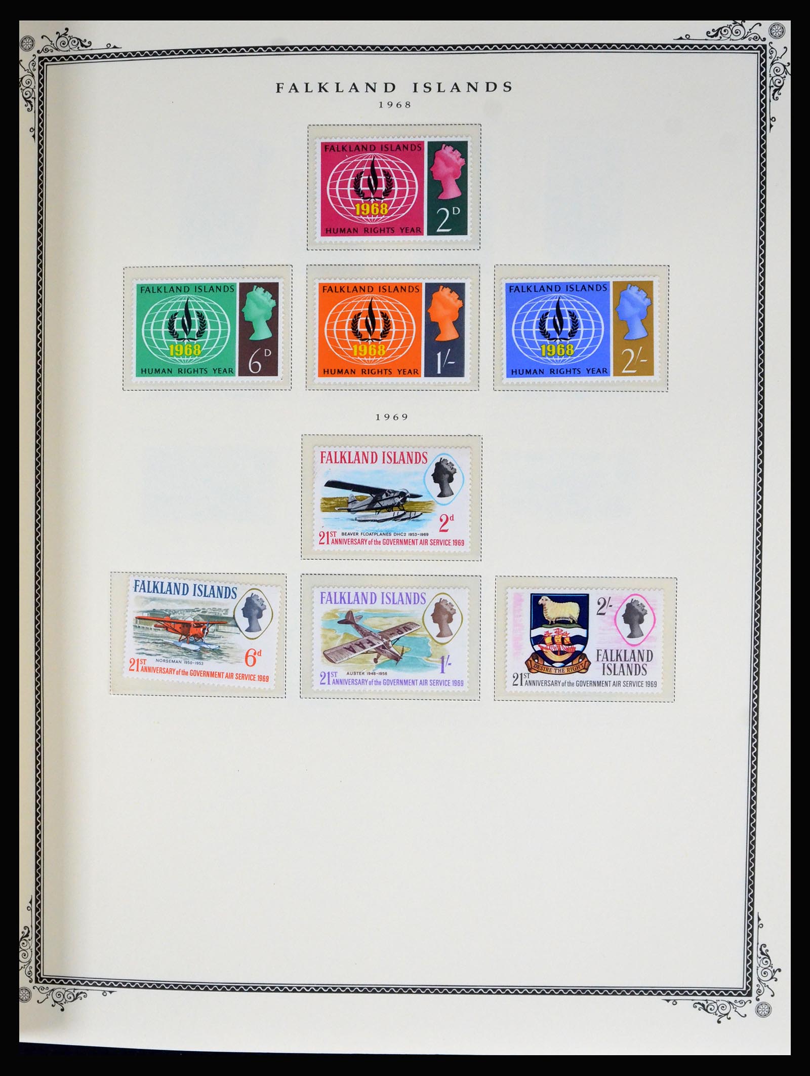 40247 0006 - Postzegelverzameling 40247 Engelse koloniën 1953-2006.